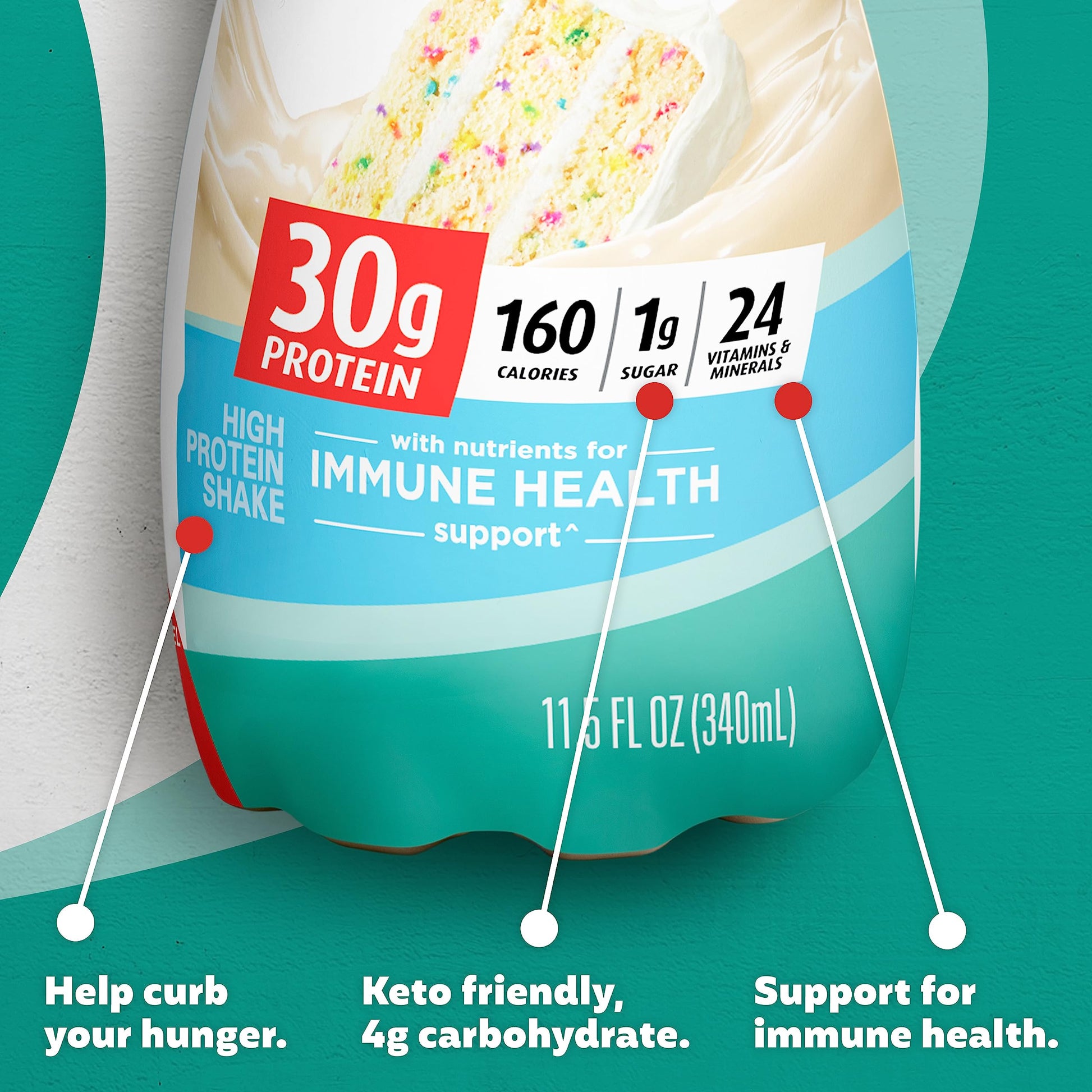 Premier Protein Shake, Cake Batter, 30g Protein, 1g Sugar, 24 Vitamins & Minerals Premier Protein Au supplements