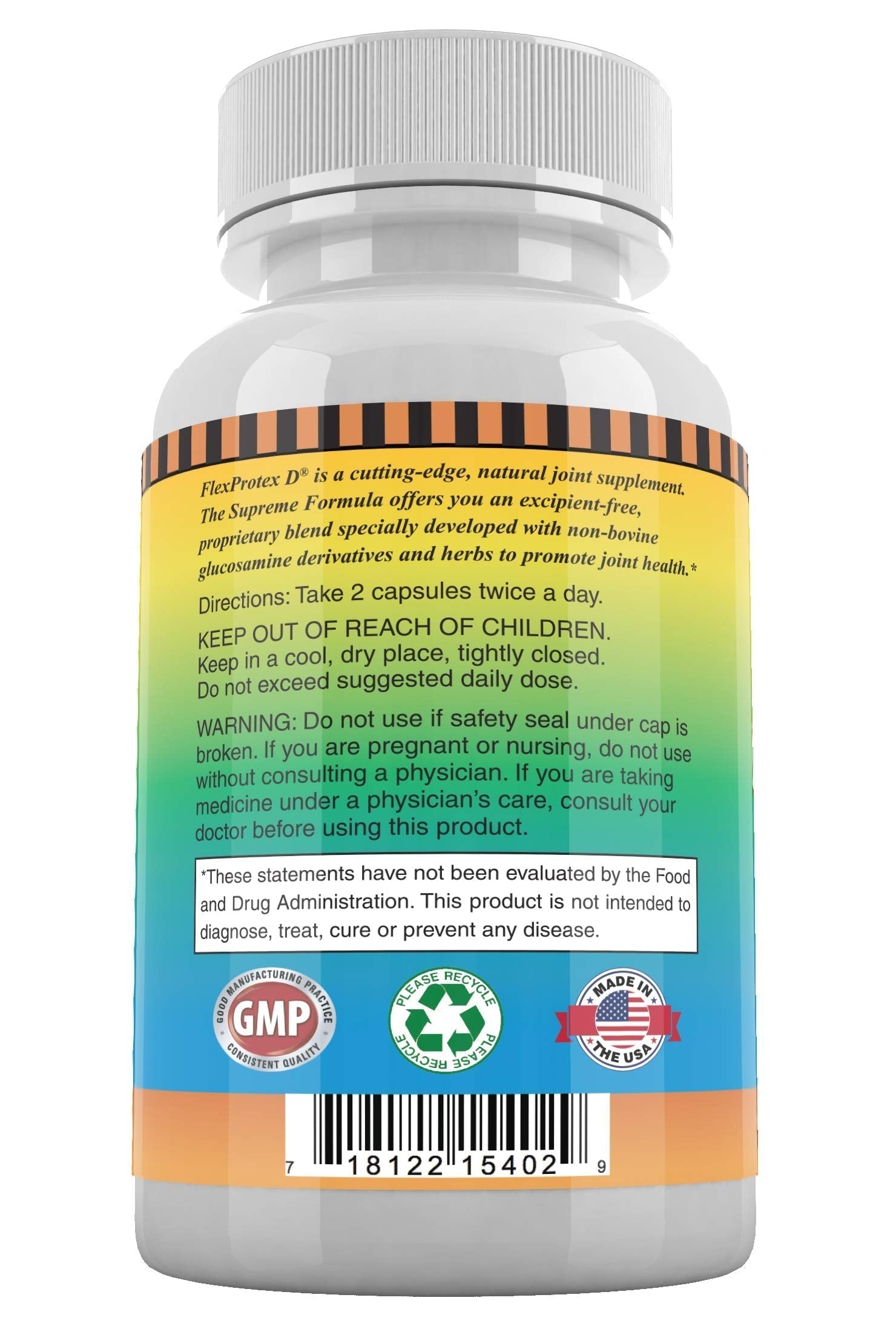 Daily Health, FlexProtex D Joint Muscle Support Supplement 3 Bottles Plus 1 Bottle Daily Marine Coral Calcium 90 Capsules Daily Health Au supplements