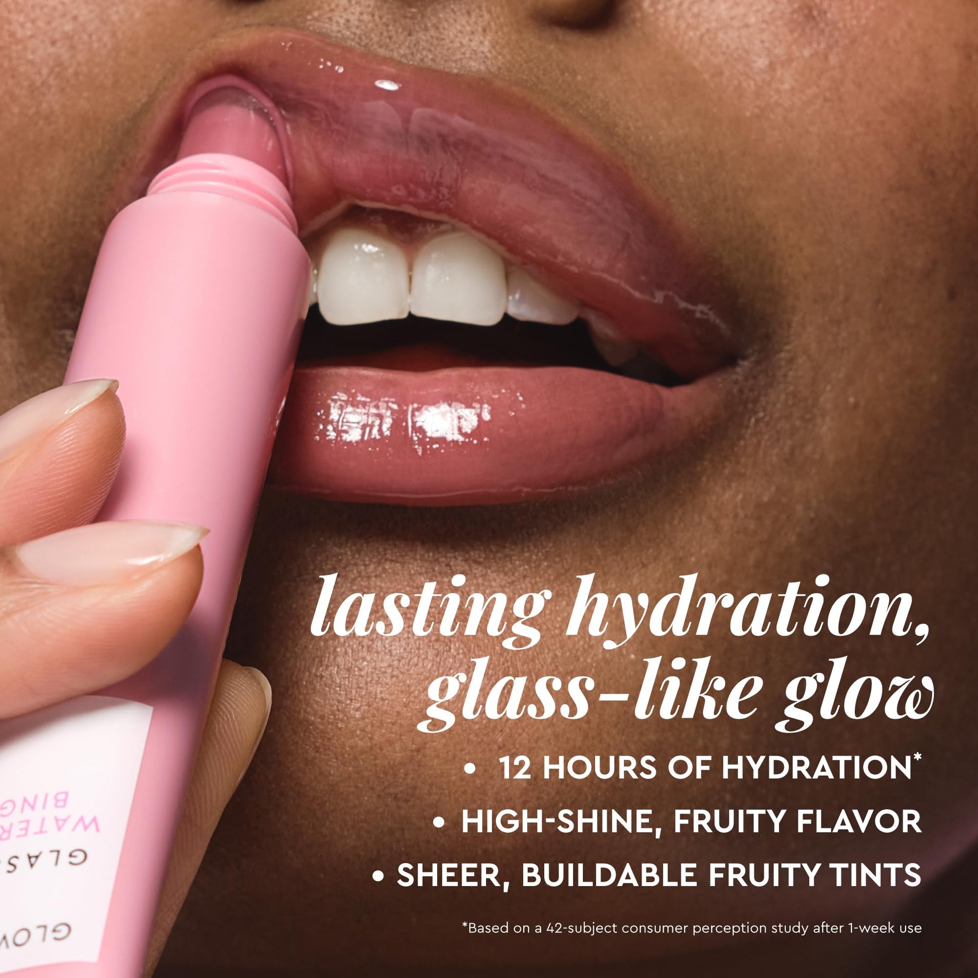 Glow Recipe Glass Balm Lip Treatment - 12Hr Hydrating Lip Balm & Moisturizer with Hyaluronic Acid to Smooth, Plump & Protect from Dryness - Sheer Pinky Red Tint, Strawberry Bingsoo (15 ml) Glow Recipe Au supplements