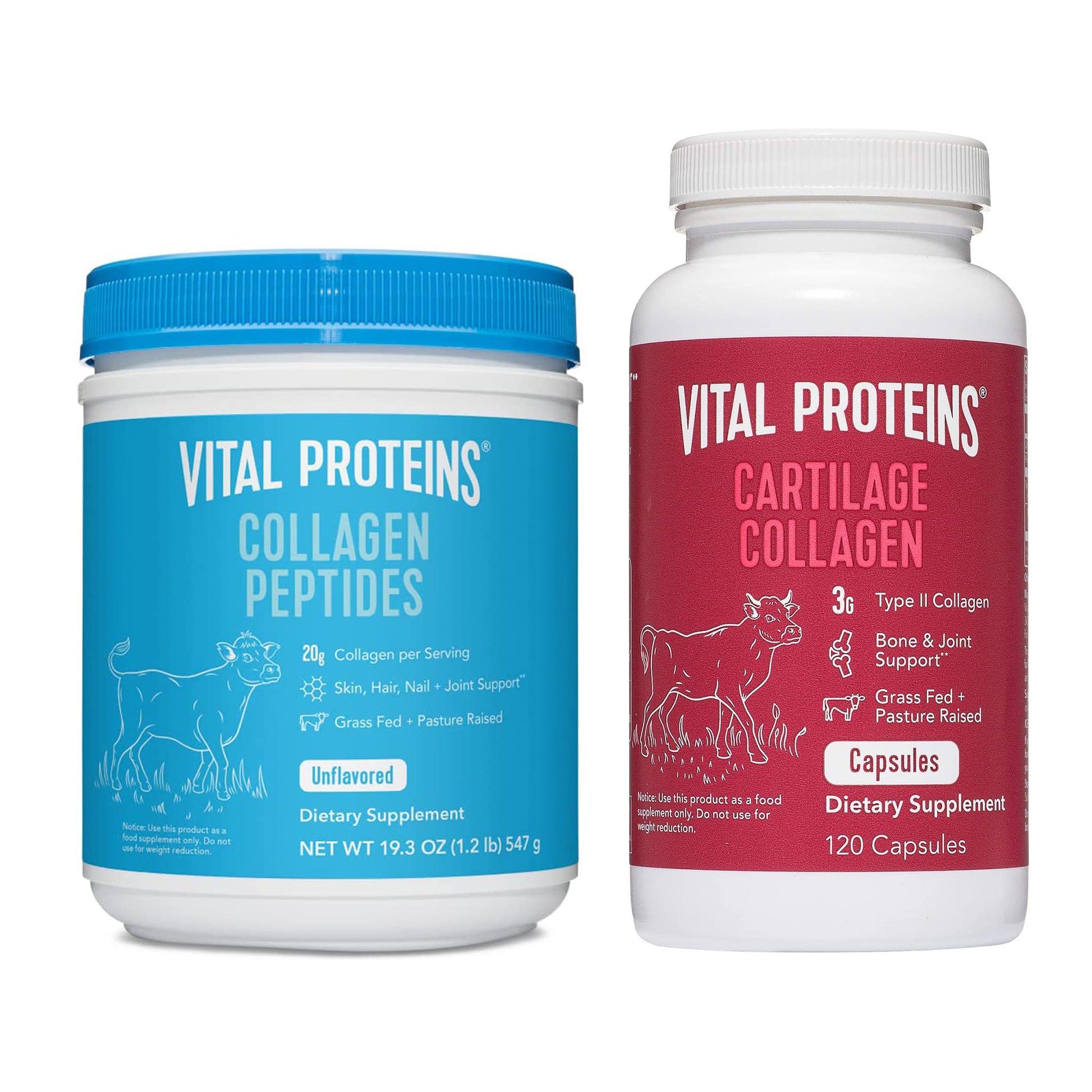 Vital Proteins Collagen Peptides Powder 19.3oz+ Collagen Pills, Type II Vital Proteins Au supplements