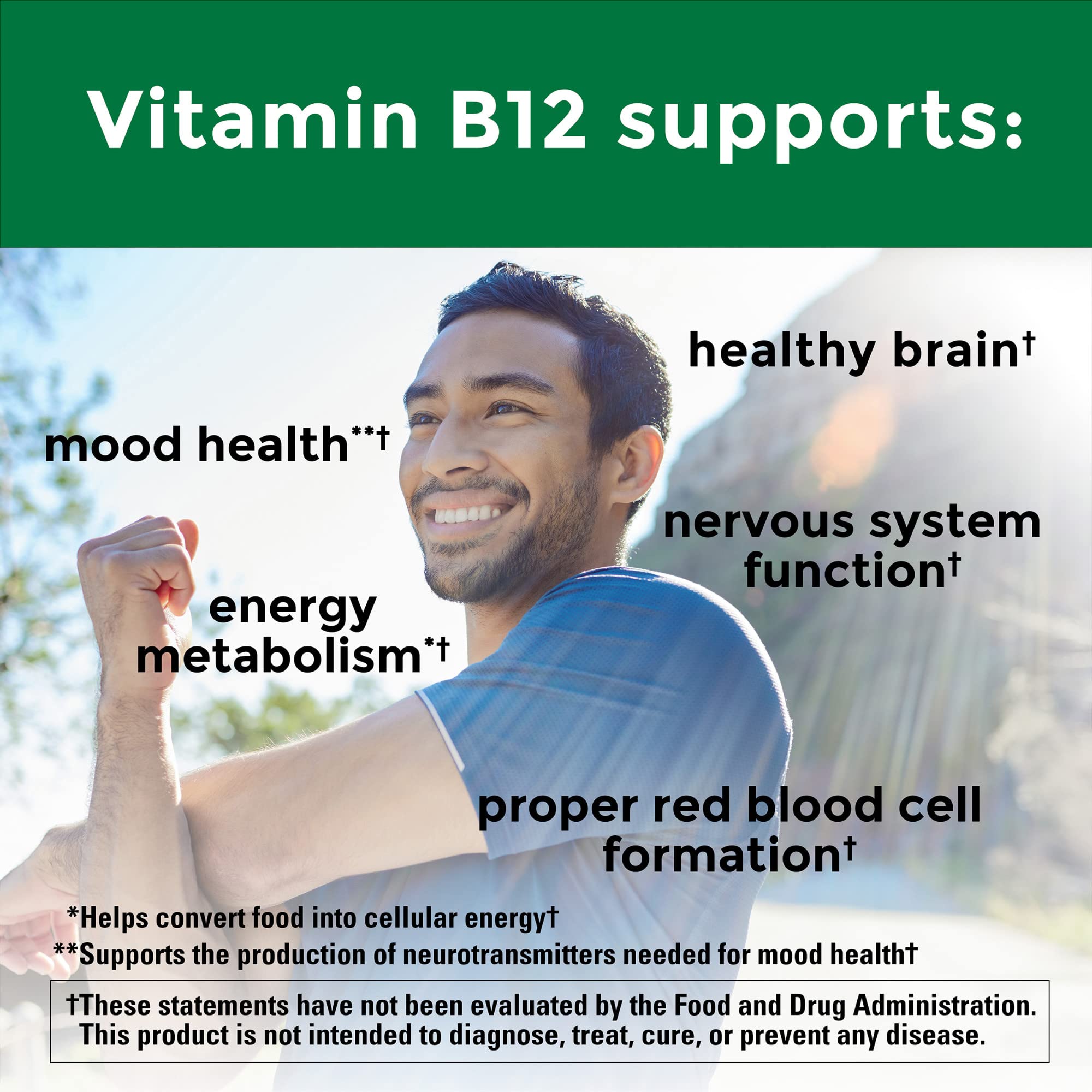 Nature Made Vitamin B12 1000 mcg, Dietary Supplement For Energy Metabolism Support Nature Made Au supplements