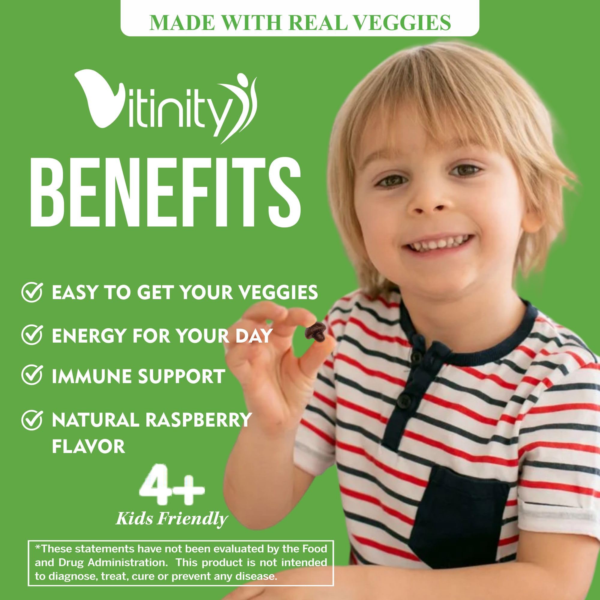 VITINITY Made with Real Super Veggies Delicious Gummy Supplement,Men,Women & Kids VITINITY Au supplements