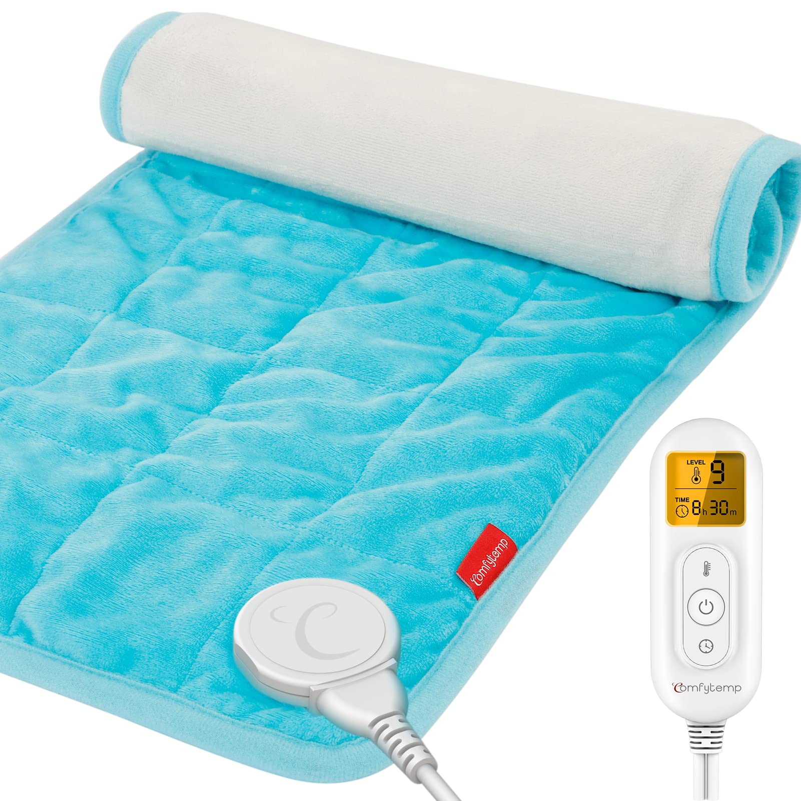 Comfytemp Weighted Heating Pad for Back Pain Relief, FSA/HSA Eligible 2.2lb Electric Heating Comfytemp Au supplements