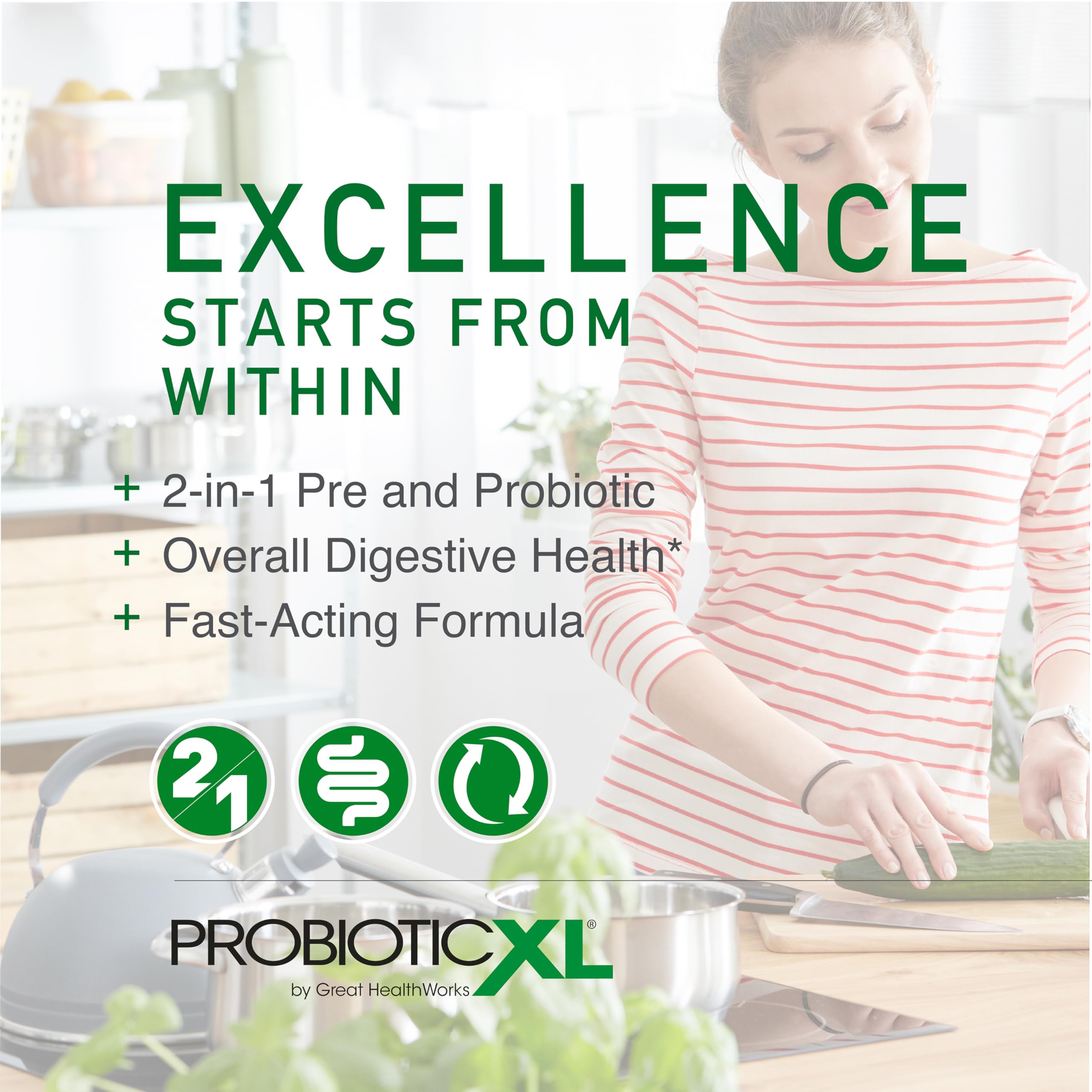 OmegaXL Powerful Joint and Muscle Support Supplement (60 Count) & Probiotic XL - PreforPro, DE111, Shelf Stable - Promote Healthy Gut Flora Growth (30 Veggie caps) OmegaXL Au supplements