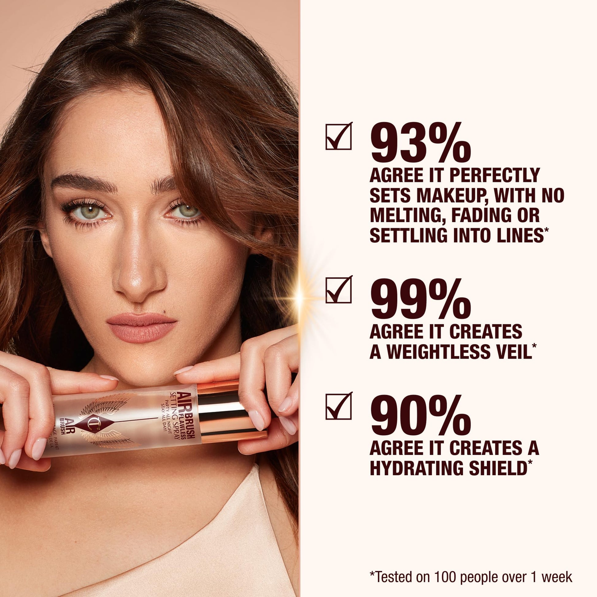 Charlotte Tilbury Airbrush Flawless Setting Spray - Ultra-Fine Hydrating Mist to Prime & Set Face Makeup For Up to 16Hr - Soothes, Blurs Pores & Calms Skin (100ml) Charlotte Tilbury Au supplements