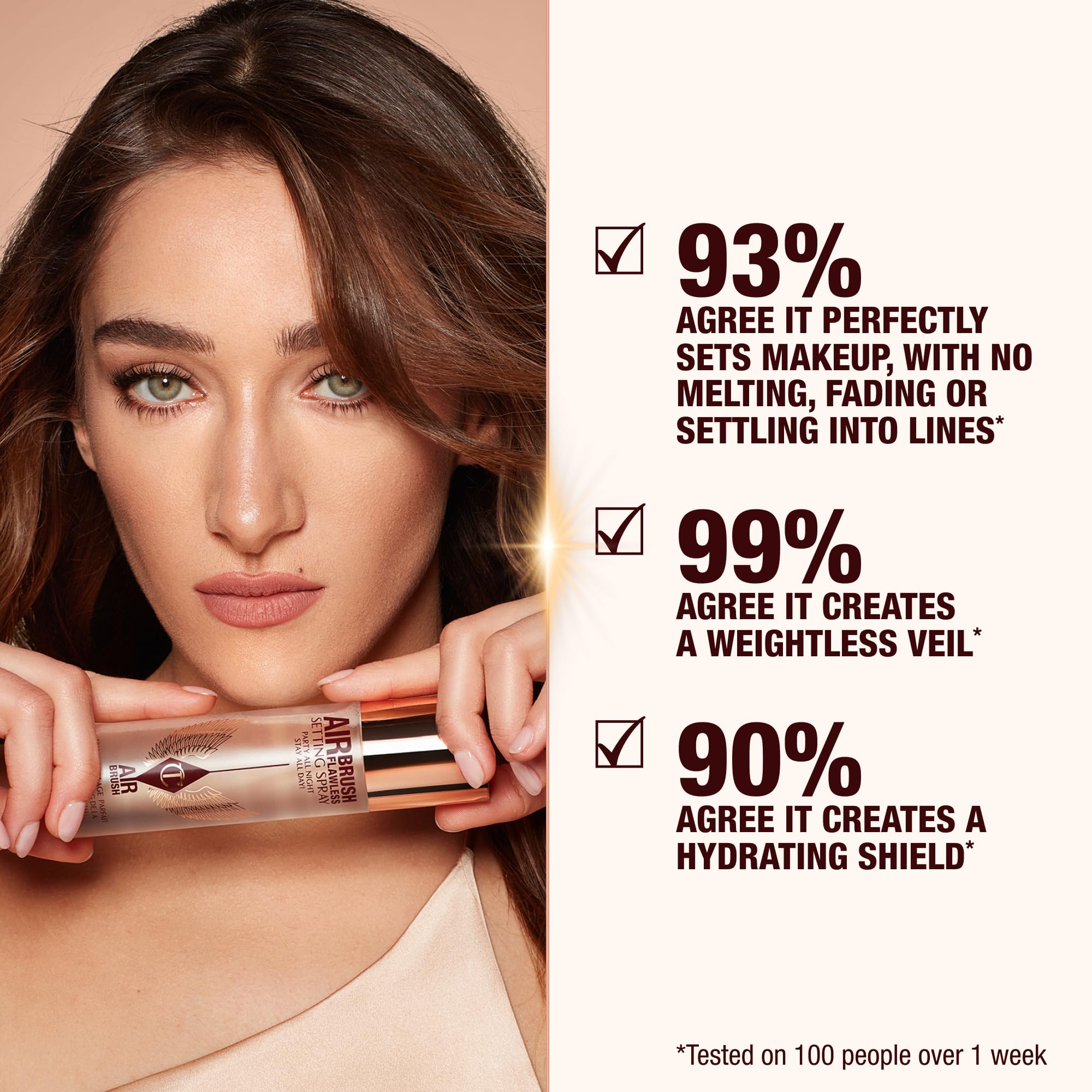 Charlotte Tilbury Airbrush Flawless Setting Spray - Ultra-Fine Hydrating Mist to Prime & Set Face Makeup For Up to 16Hr - Soothes, Blurs Pores & Calms Skin (100ml) Charlotte Tilbury Au supplements