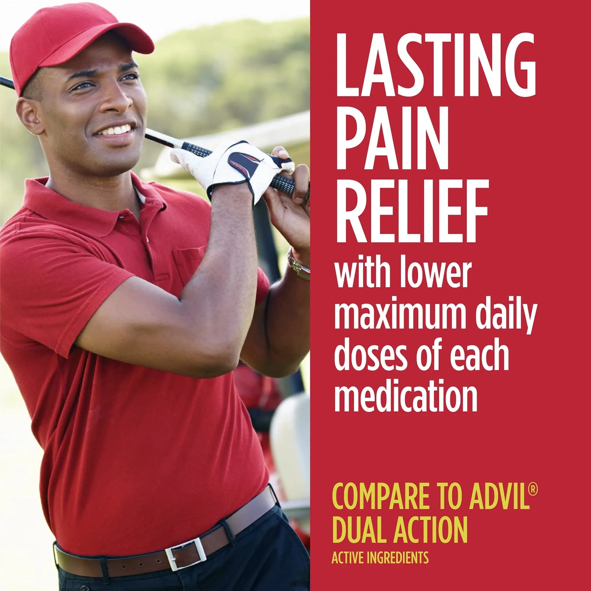 GoodSense Dual Action Acetaminophen 250 mg and Ibuprofen (NSAID) 125 mg Tablets, Pain Reliever for Headache Relief, Arthritis Pain Relief and More, 144 Count GoodSense Au supplements