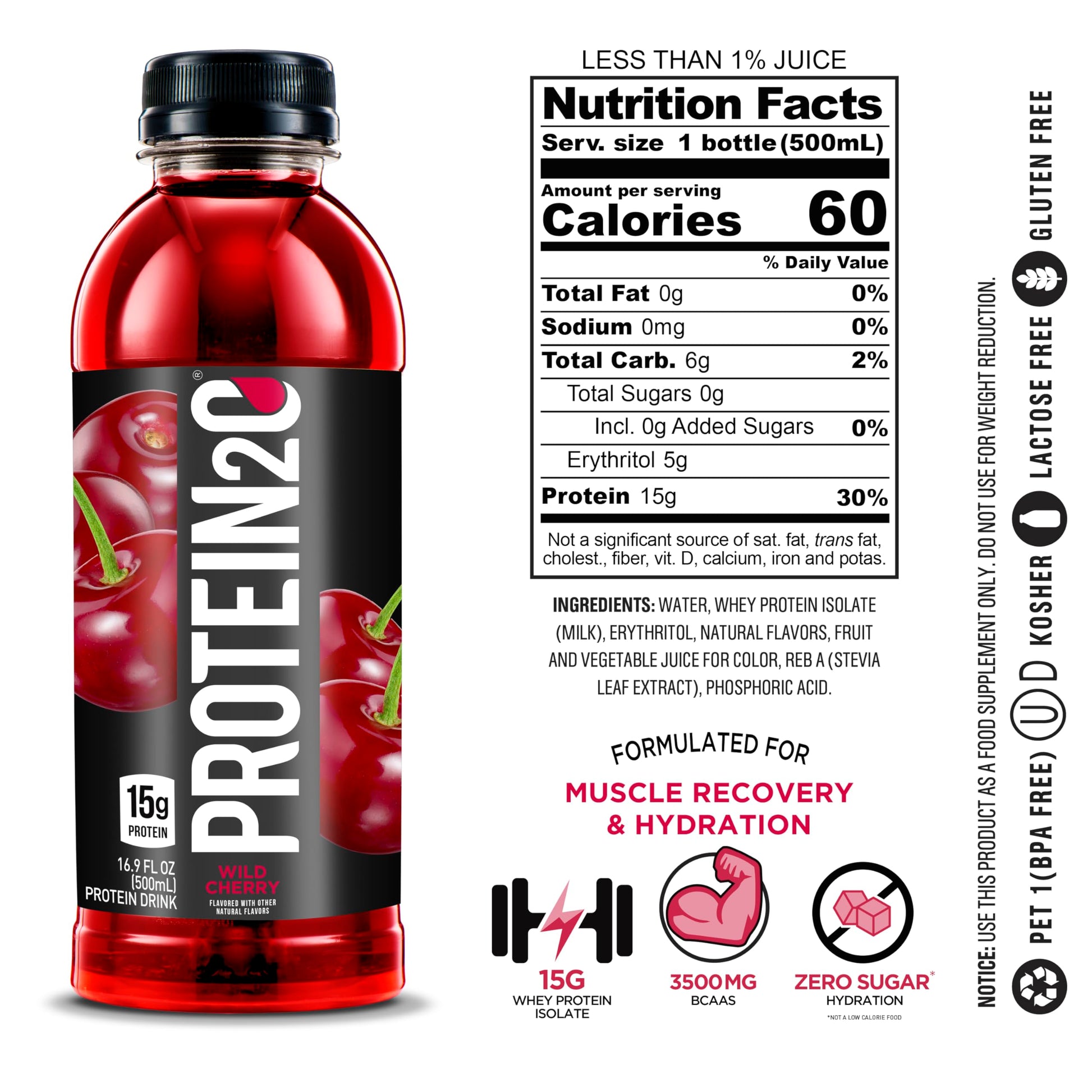 Protein2o 15g Whey Protein Isolate Infused Water, Ready To Drink, Sugar Free Protein2o Au supplements