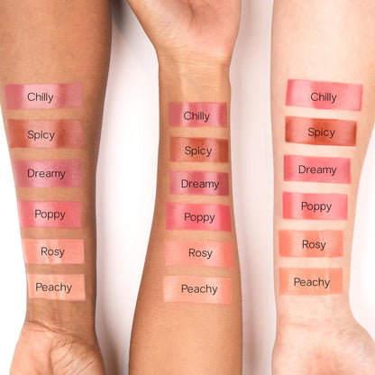 Saie Dew Liquid Blush for Cheeks - Hydrating Cream Blush Stick with a Blendable + Buildable Formula - Skincare Infused Dewy Cheek Tint for a Natural Flush - Glowy Makeup Essential - Spicy (.40 oz) SaieAU supplements