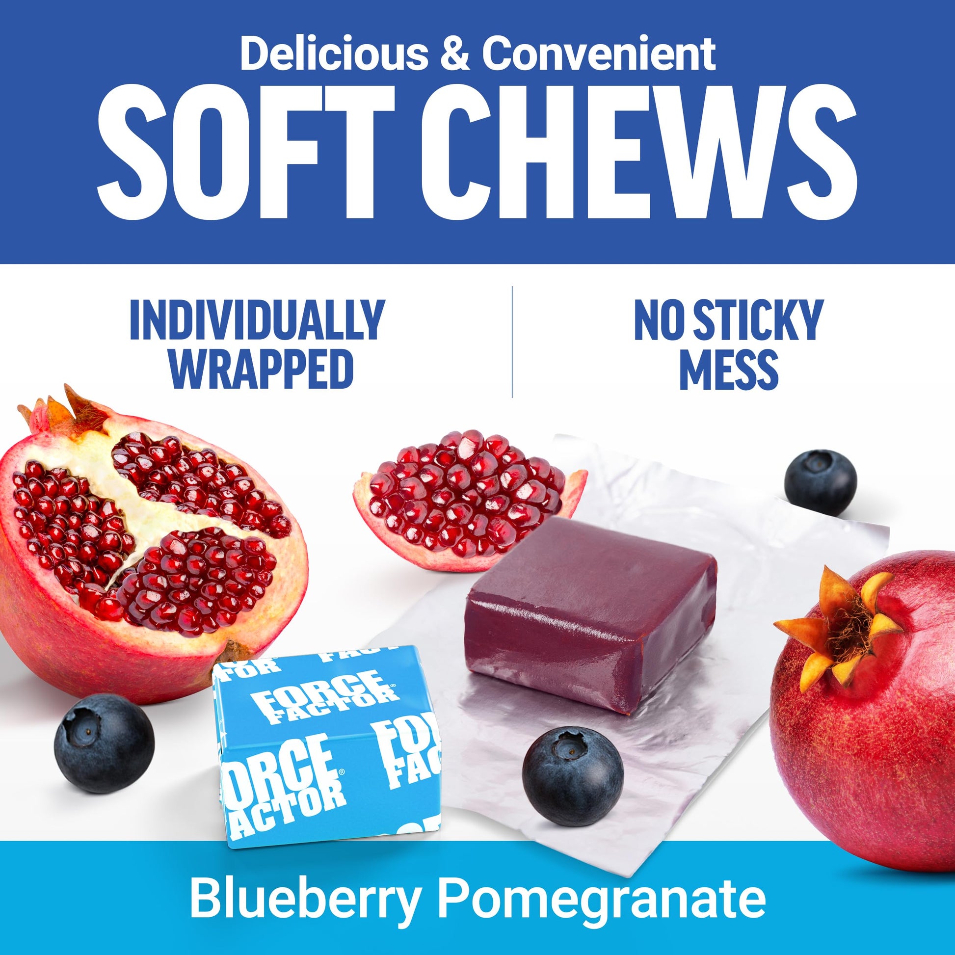 Force Factor Amazing Ashwa Complete Calm Support with KSM-66 Ashwagandha, Like Ashwangandha Gummies to Promote Calm & Relaxation with Magnesium & L-Theanine, Blueberry Pomegranate, 60 Soft Chews Force Factor Au supplements