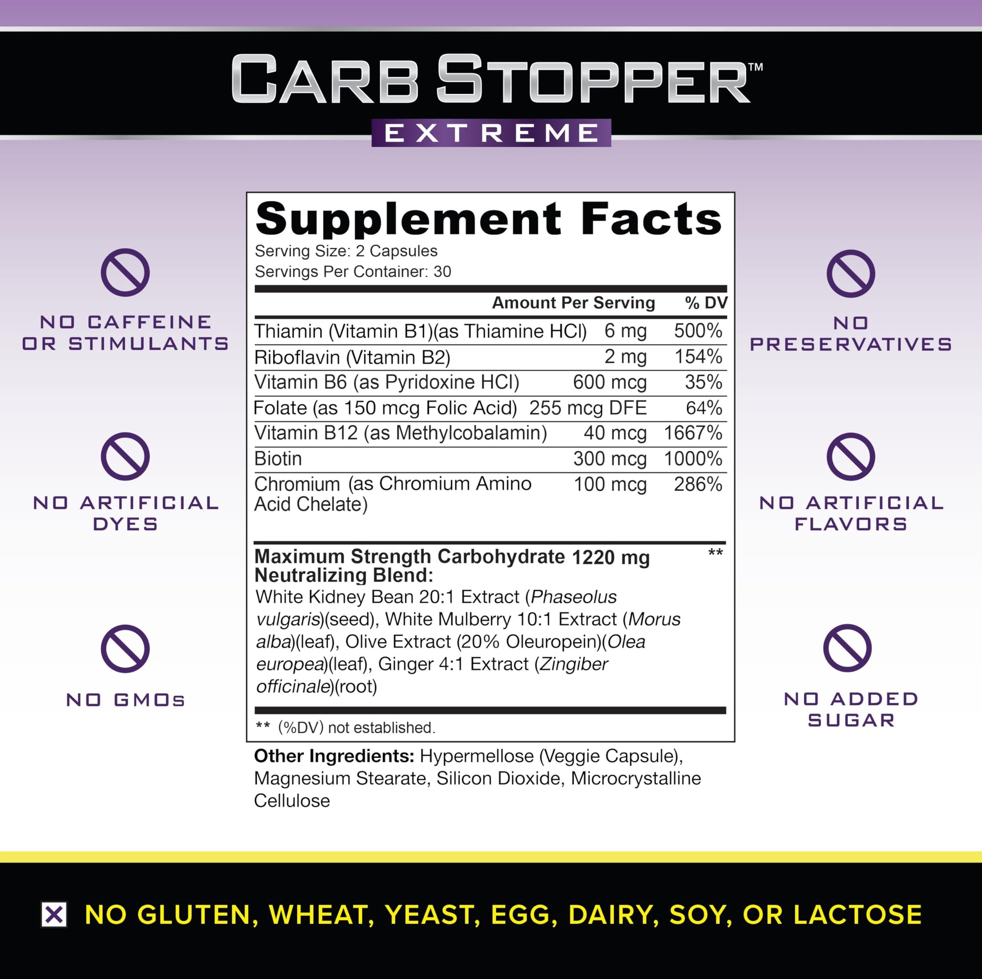 Carb Stopper Extreme (5 Bottles Maximum Strength, Natural Carbohydrate and Starch Carb Stopper Extreme Au supplements