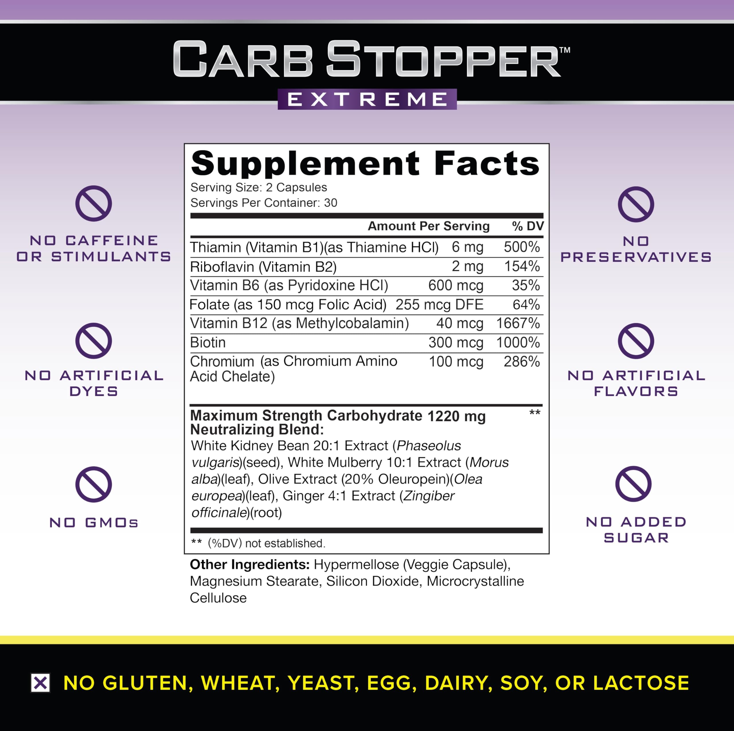 Carb Stopper Extreme (5 Bottles Maximum Strength, Natural Carbohydrate and Starch Carb Stopper Extreme Au supplements