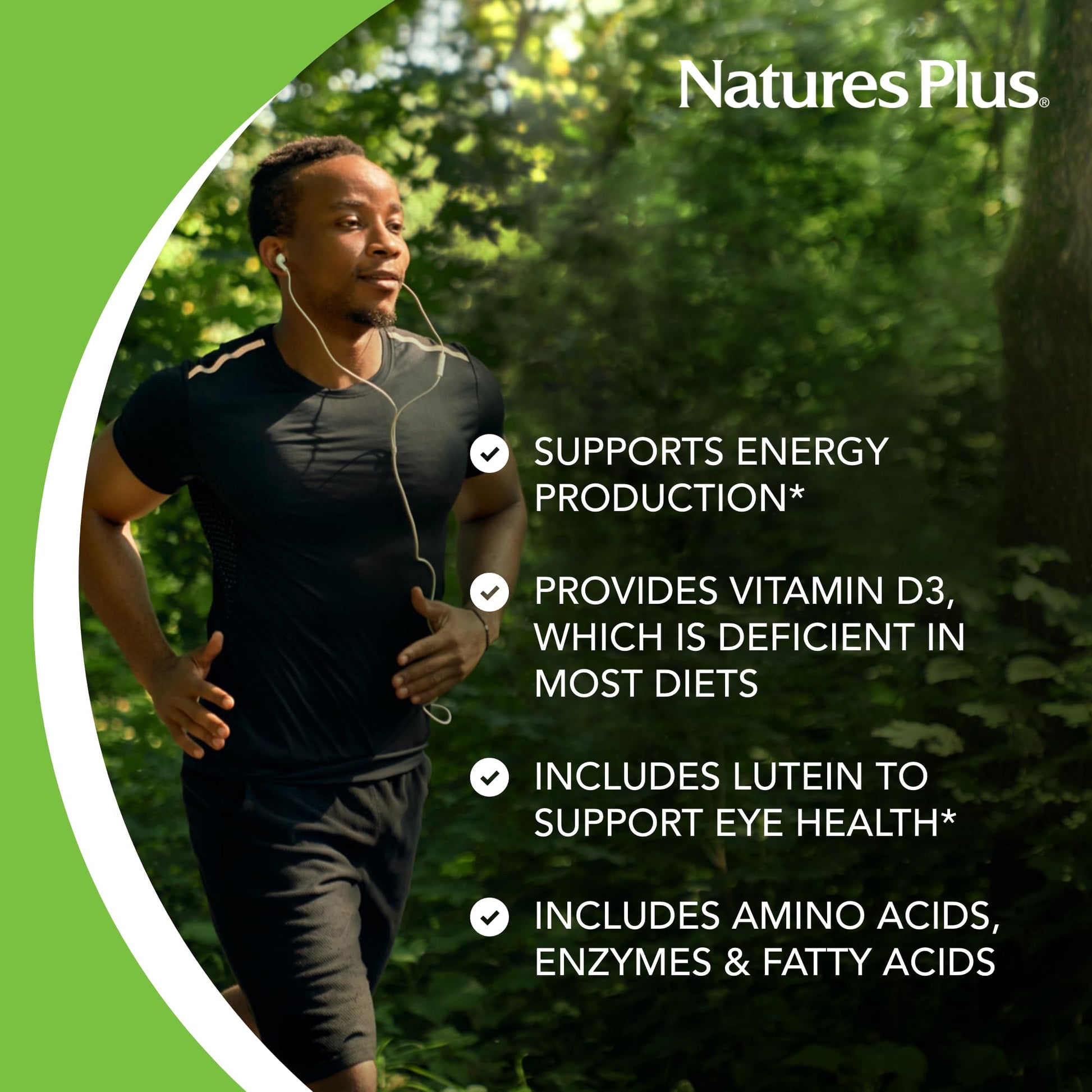 NaturesPlus Ultra Source of Life Multivitamin - 180 Mini-Tablets - with Whole Foods, Herbs, Lutein & Enzymes - Vegetarian, Gluten Free - 30 Servings NaturesPlus Au supplements