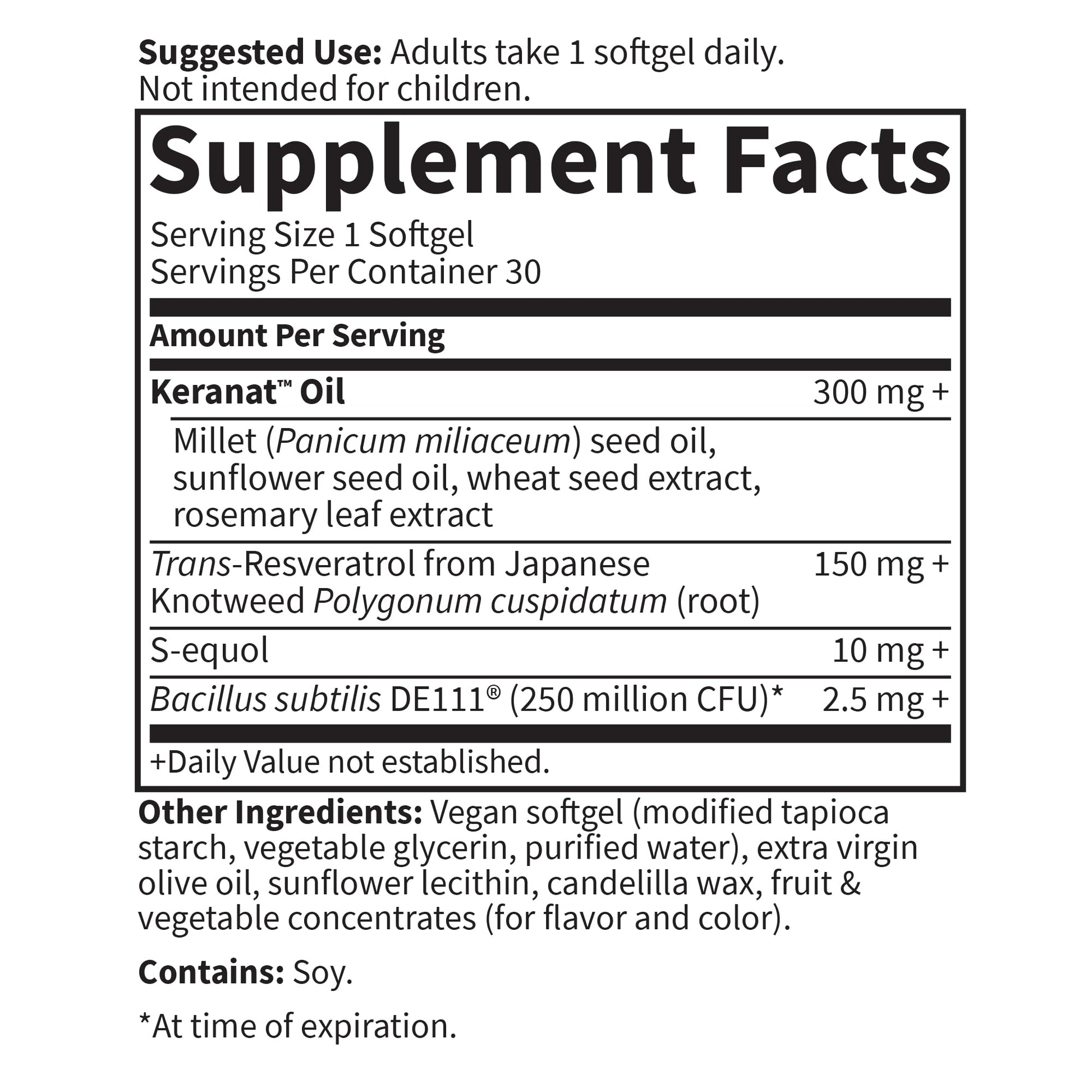 Garden of Life Herbals Menopause Supplement with S-equol & Trans-Resveratrol for Multi-Symptom Relief, Keranat for Thicker, Fuller Hair Growth – Non-GMO, Gluten-Free, Vegan, Berry Flavor, 30 Servings Garden of Life Au supplements