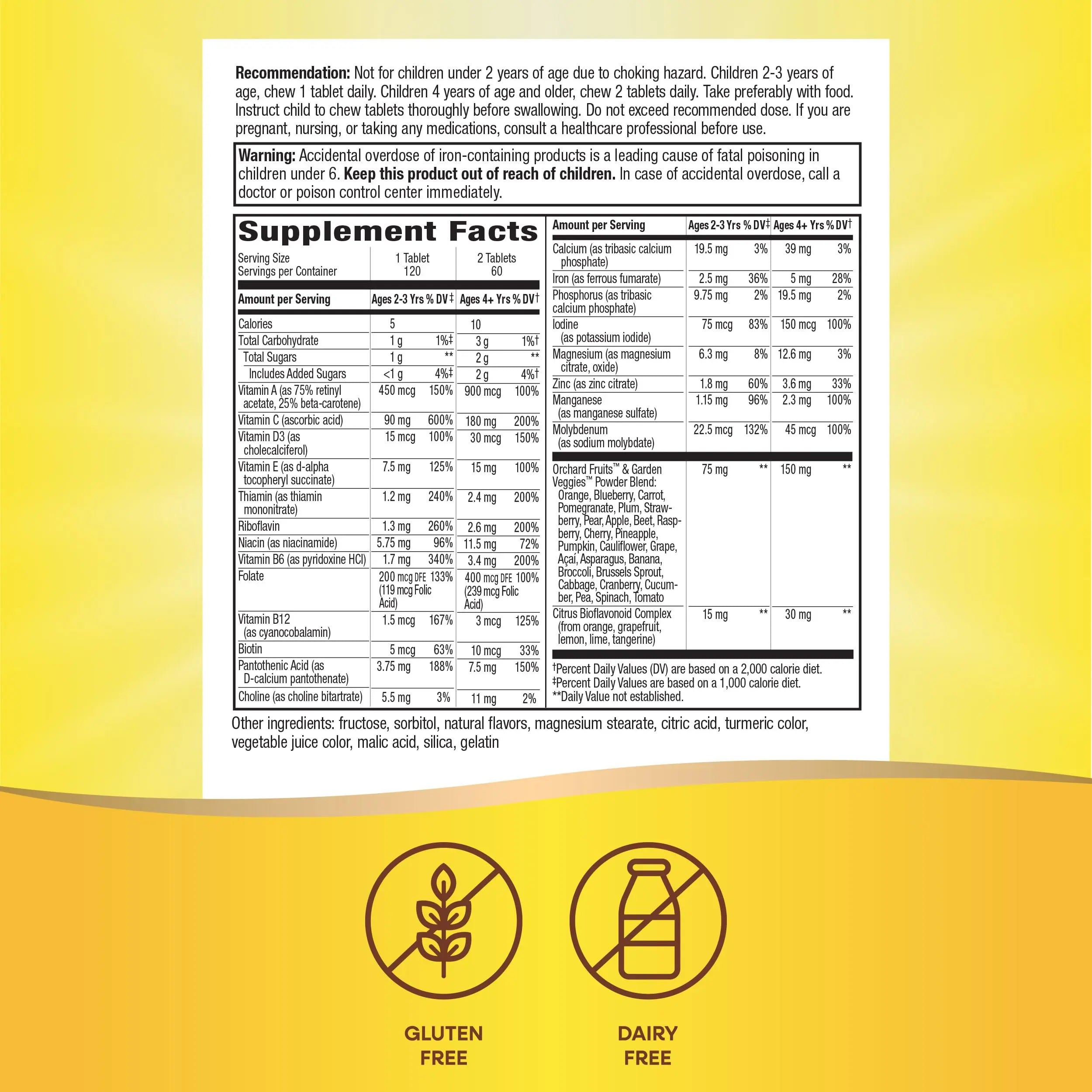 Alive! Children's Multi-Vitamin Chewable - 120 Chewable Tablets by Nature's Way Nature's Way Au supplements