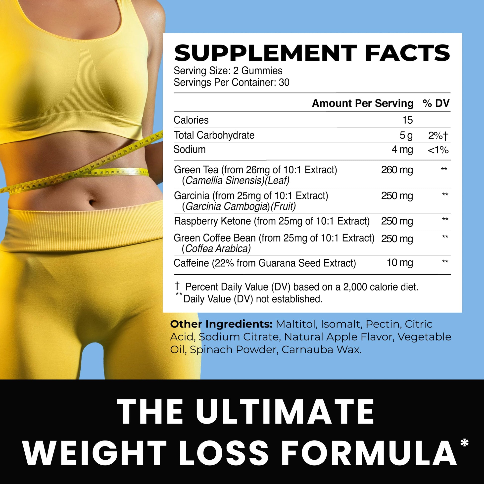 Morning Fat Burner Gummies for Weight Loss for Women & Men | Thermogenic Belly Nobi Nutrition Au supplements