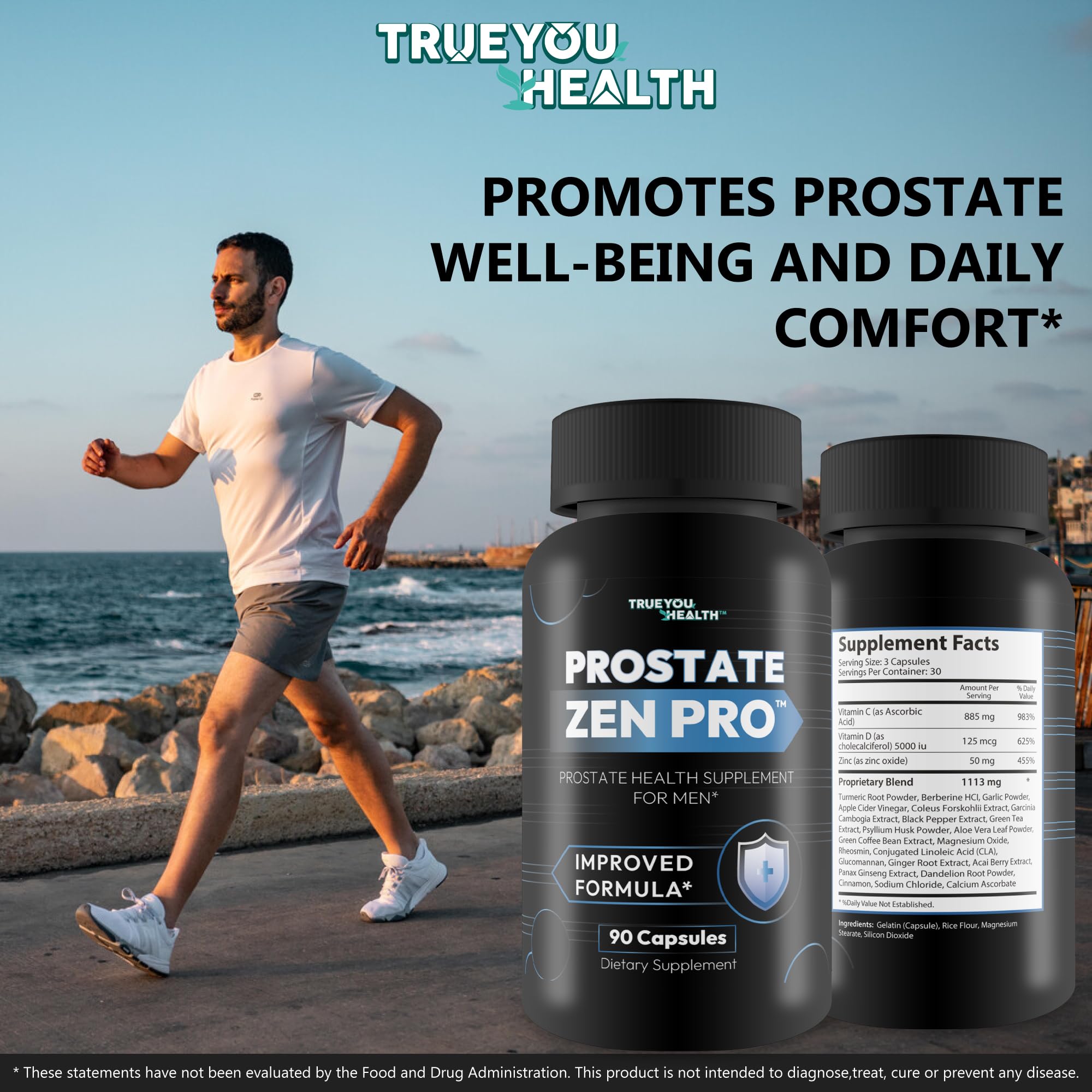 Prostate Zen Pro - Improved Formula - Our Best Prostate Health Supplement for Men - Our Best Prostate Support Supplement for Men’s Health - Natural Prostate Genix ProstaZen True You Health Au supplements