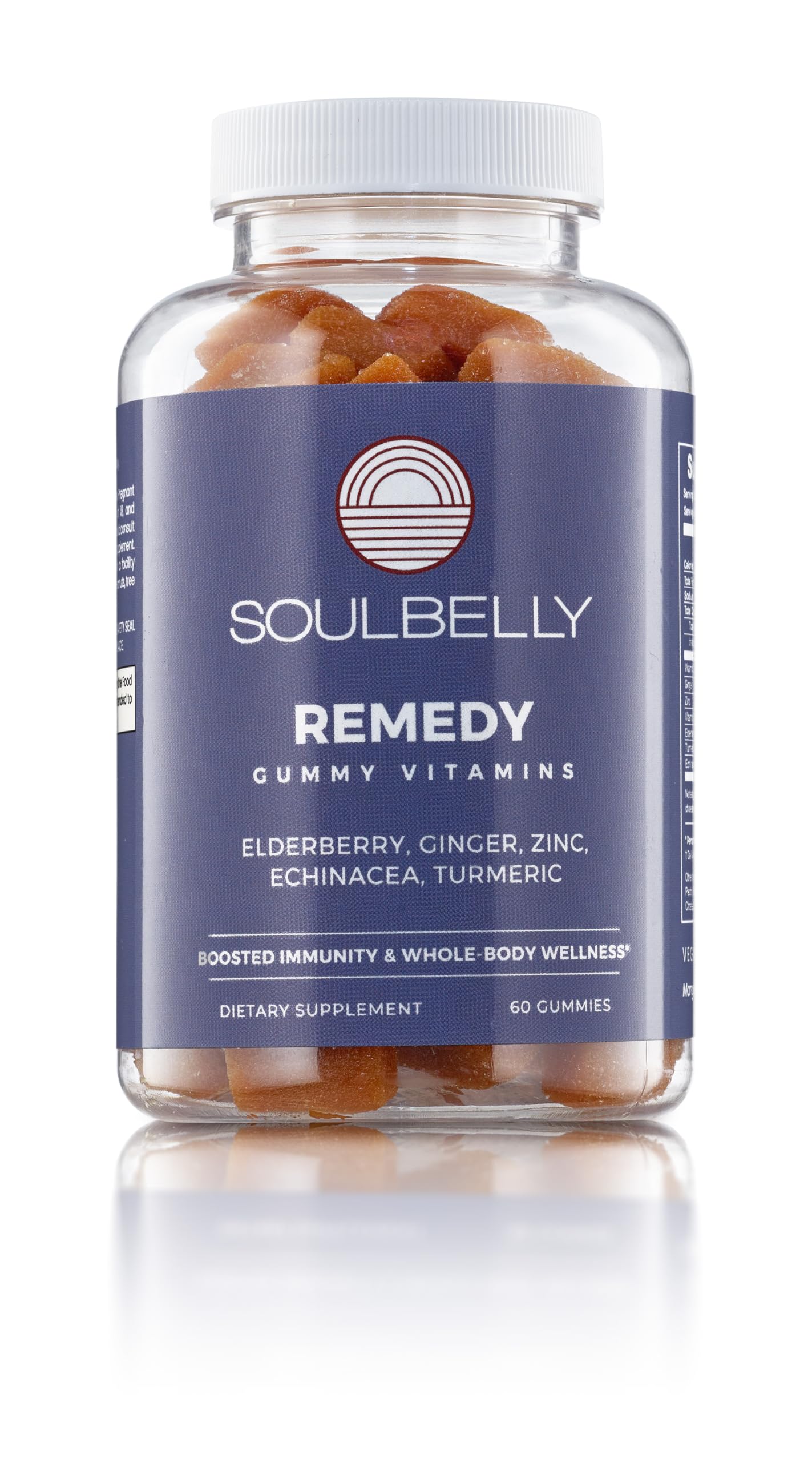 SOULBELLY Super Immunity | Remedy Vitamin Gummies for Immune Support | Vegan | Gluten-Free | Non-GMO | 60 Count SOULBELLY Au supplements