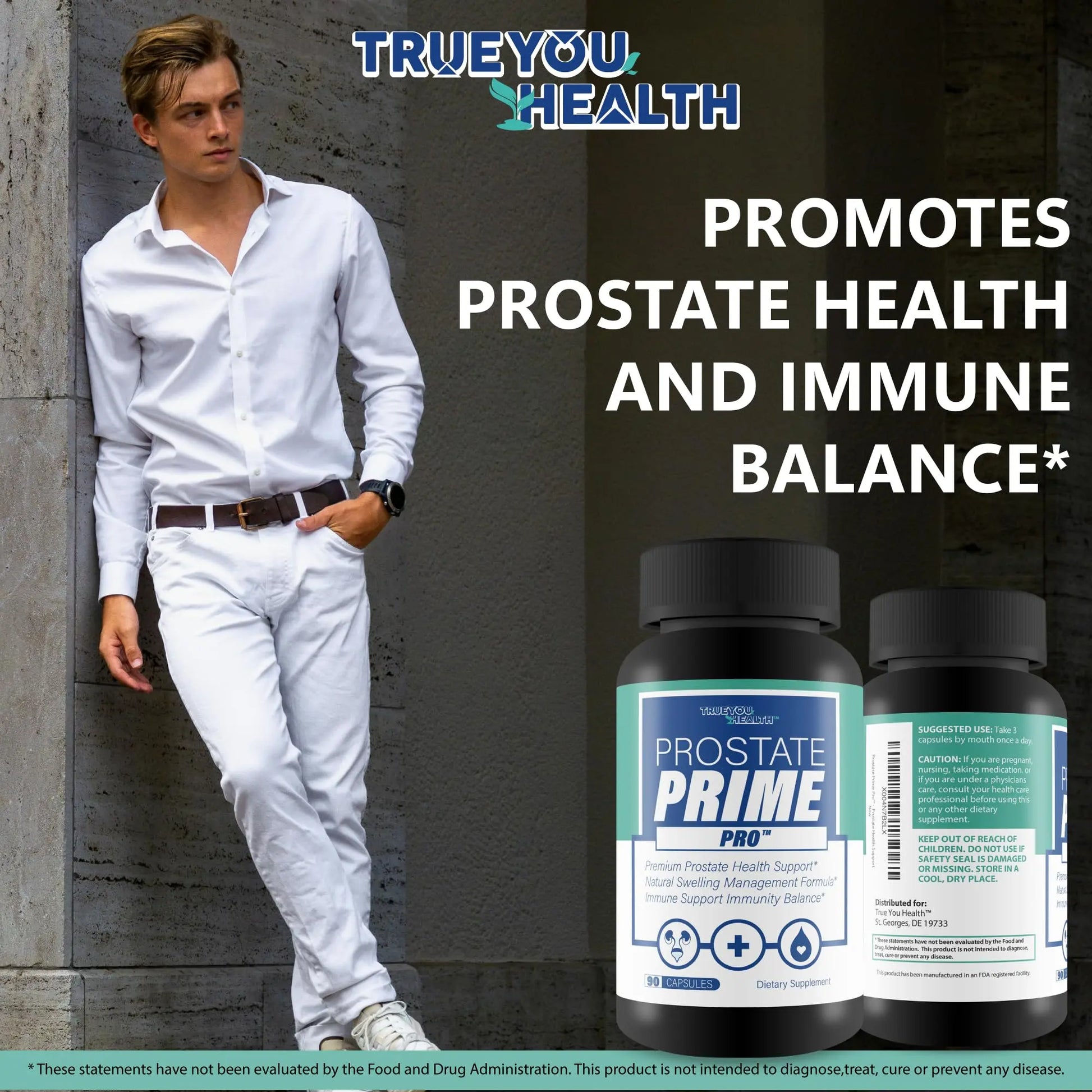 Prostate Prime Pro - Improved Formula - Our Best Prostate Support Supplement For Men’s Health - Natural Prostatitis Prostate Health - Natural Prostate Remedies - Men Prostate Vitamin Prostaprime Pills True You Health Au supplements