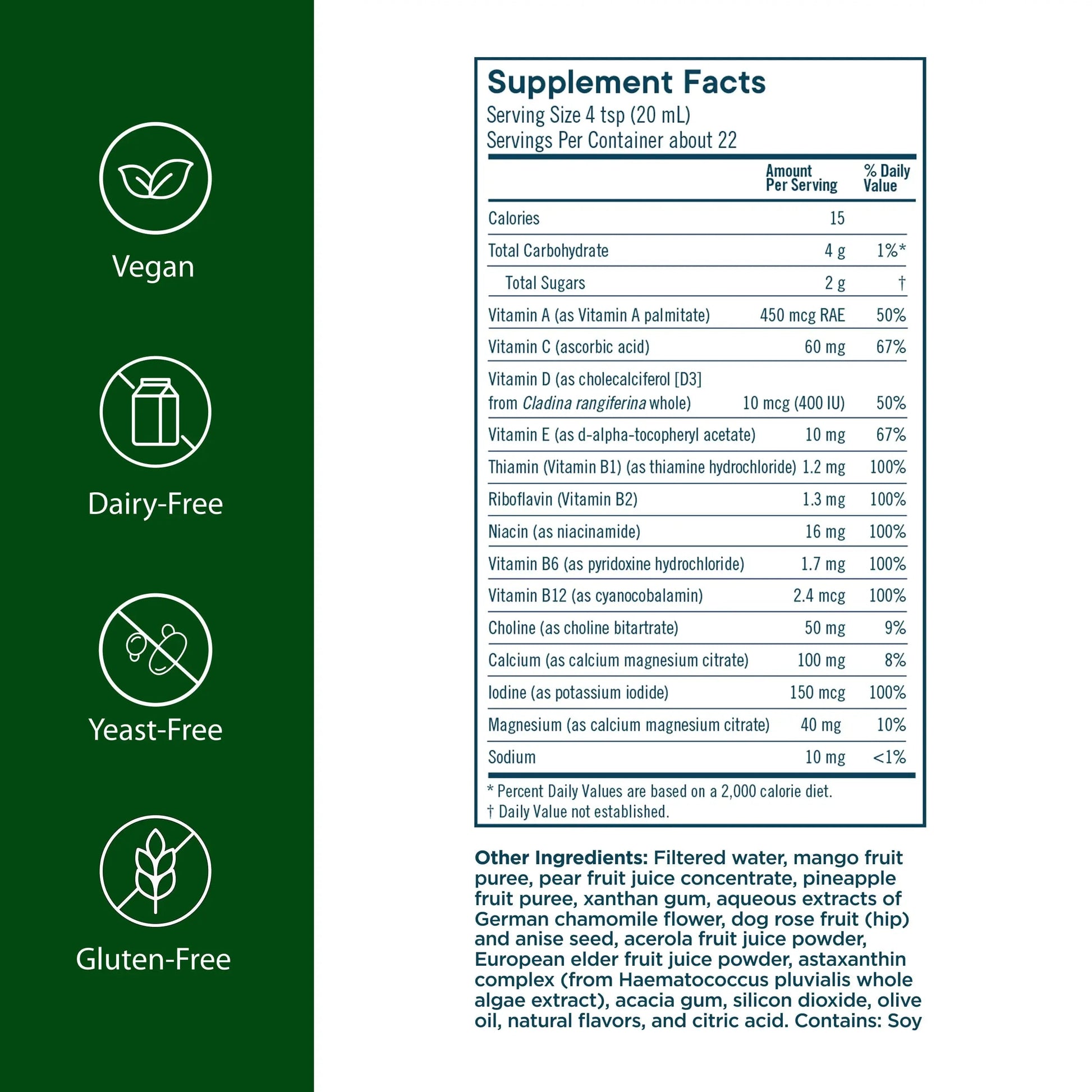 Flora - Daily Multi Essentials+, Liquid Multivitamin Formula, 13 Essential Vitamins & Minerals, 15 Fl Oz Flora Au supplements