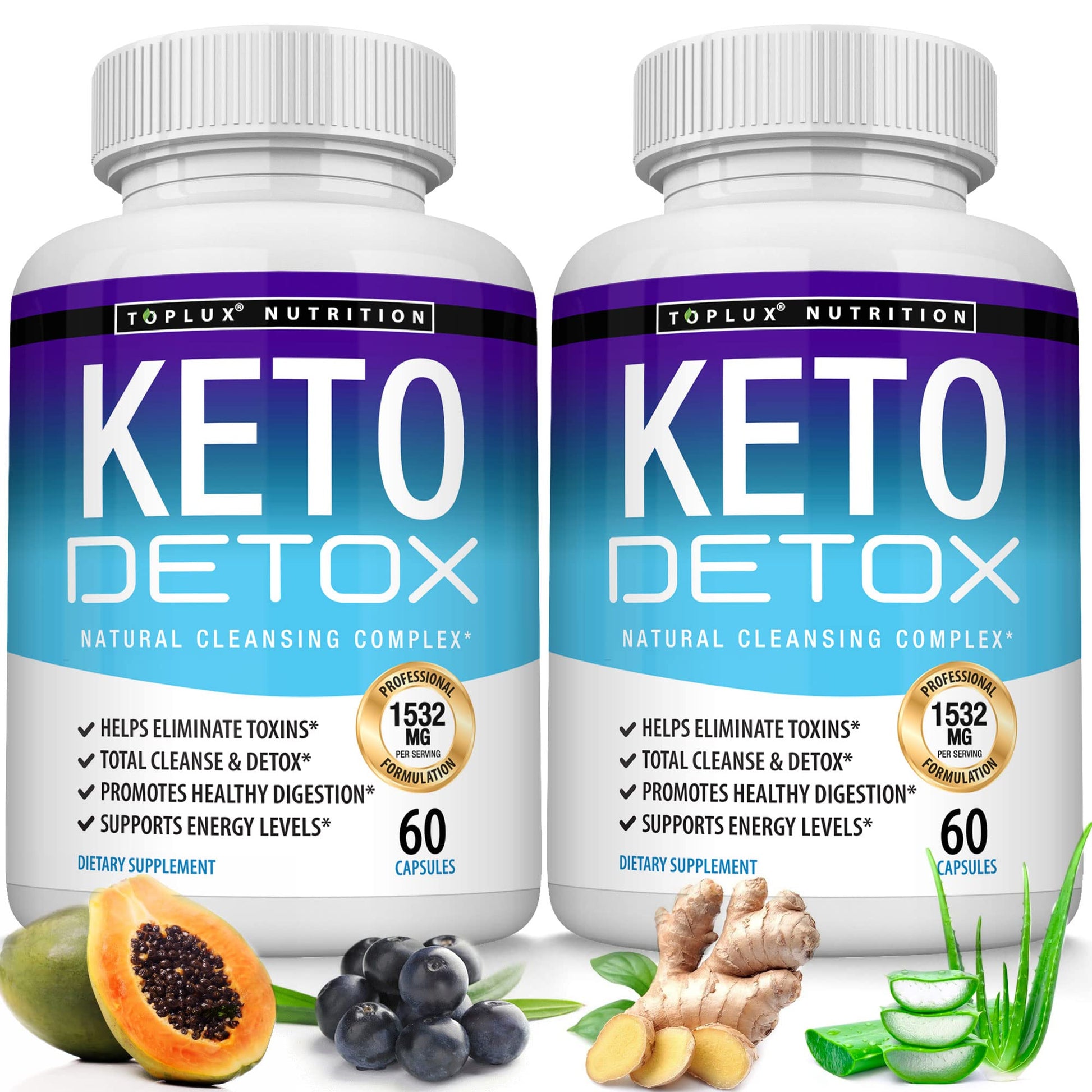 Toplux Keto Detox Pills Advanced Cleansing Extract – 1532 Mg Natural Acai Colon Toplux Au supplements