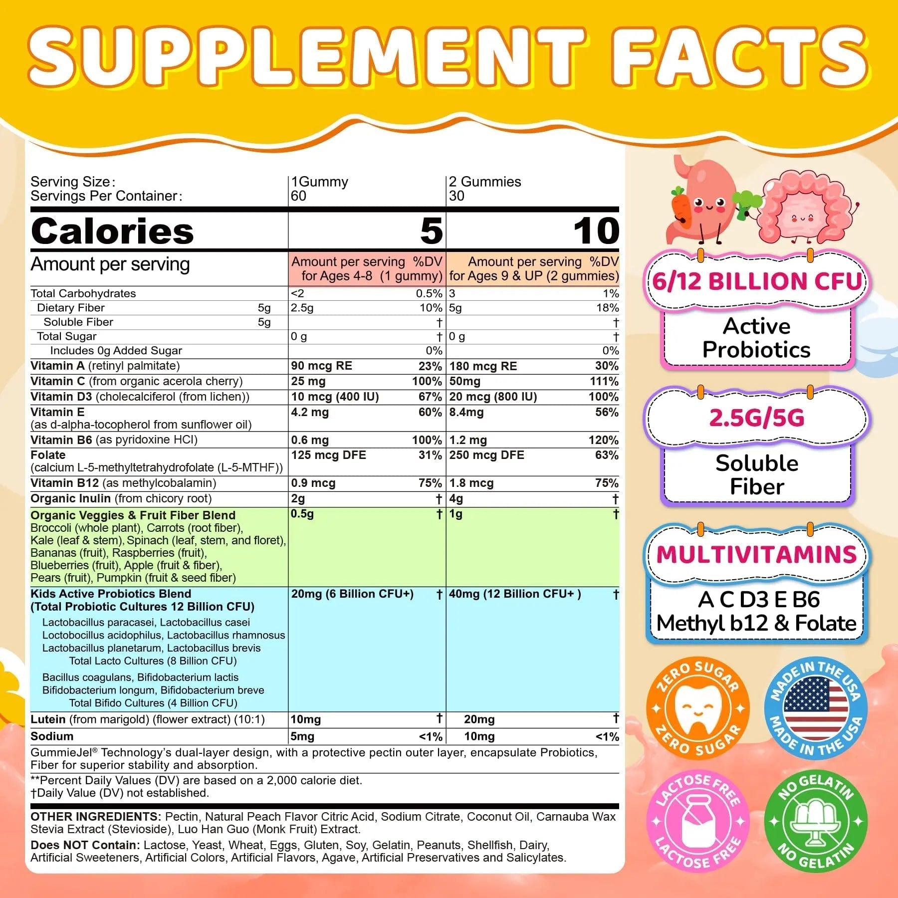 NEVISS Multivitamin for Men & Probiotics for Kids Teen + Veggie & Fruit Fiber Gummies NEVISS Au supplements