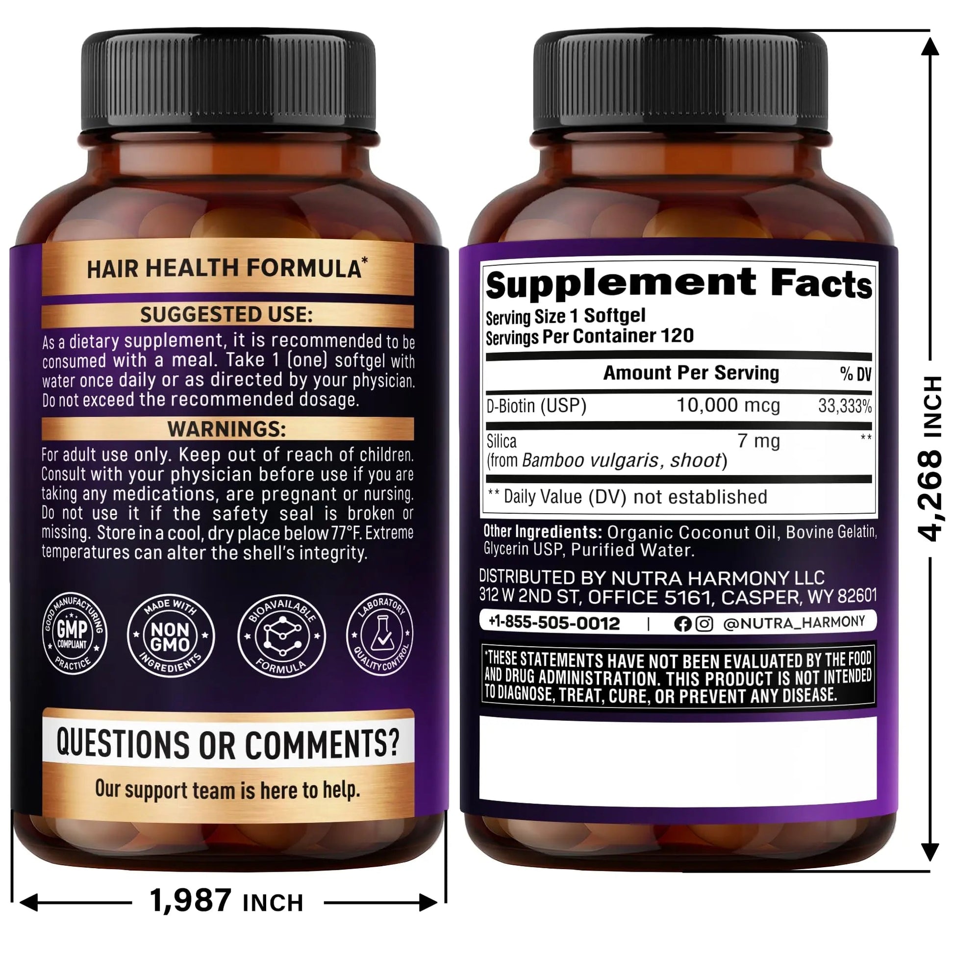 NUTRAHARMONY Multivitamins for Women & Biotin Softgels NUTRAHARMONY Au supplements