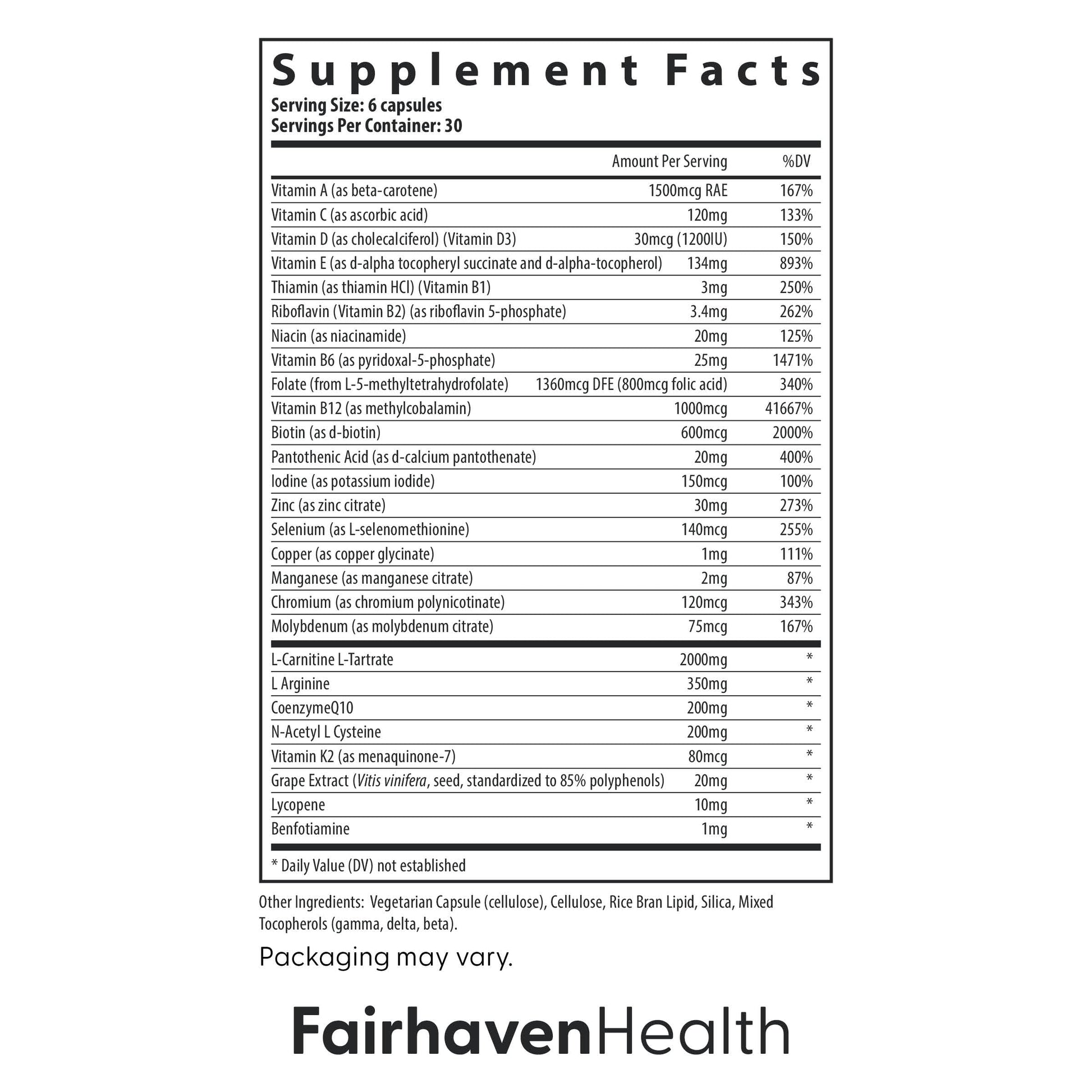 Fairhaven Health FH Pro for Men | Clinically Studied Premium Prenatal Fertility Supplements for Men | Male Fertility Supplements | Count and Motility Support Pre-Conception for Him | 180 Capsules Fairhaven Health Au supplements