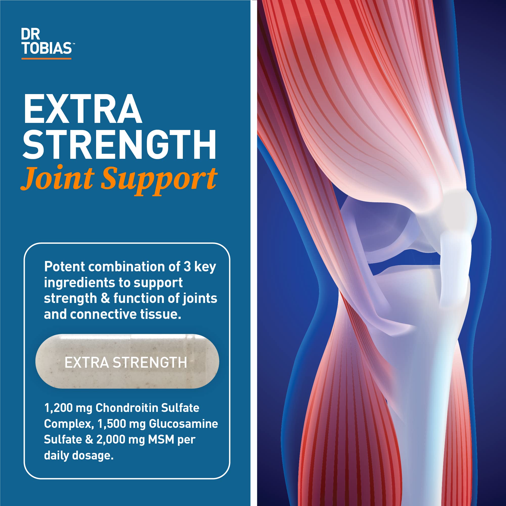 Dr. Tobias AKG Supplement & Joint Support Supplement - Supports Energy, Muscles, Cartilage & Joint Health, Non-GMO Dr. Tobias Au supplements
