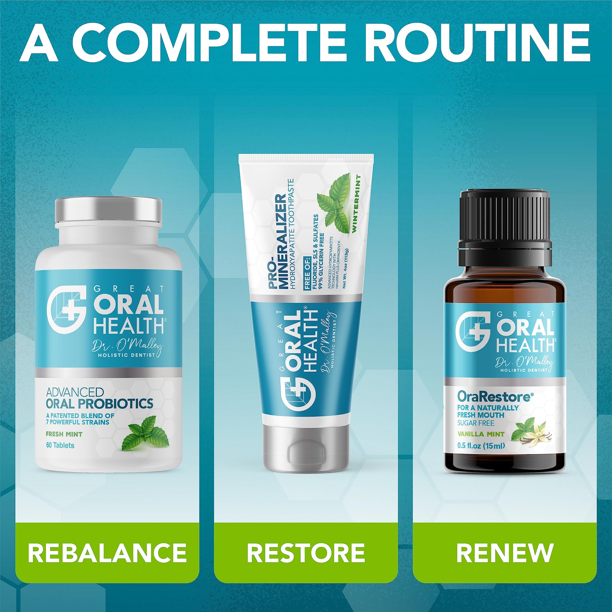 Oral Probiotics for Mouth Bad Breath Treatment for Adults: Dentist Formulated Advanced Great Oral Health Au supplements