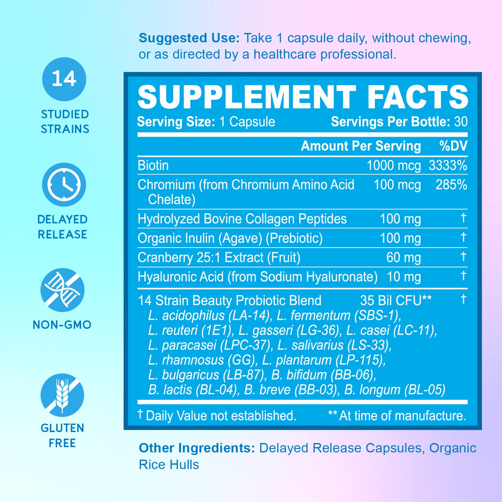 BioEmblem Beauty Probiotics for Women and Joint Support BioEmblem Au supplements