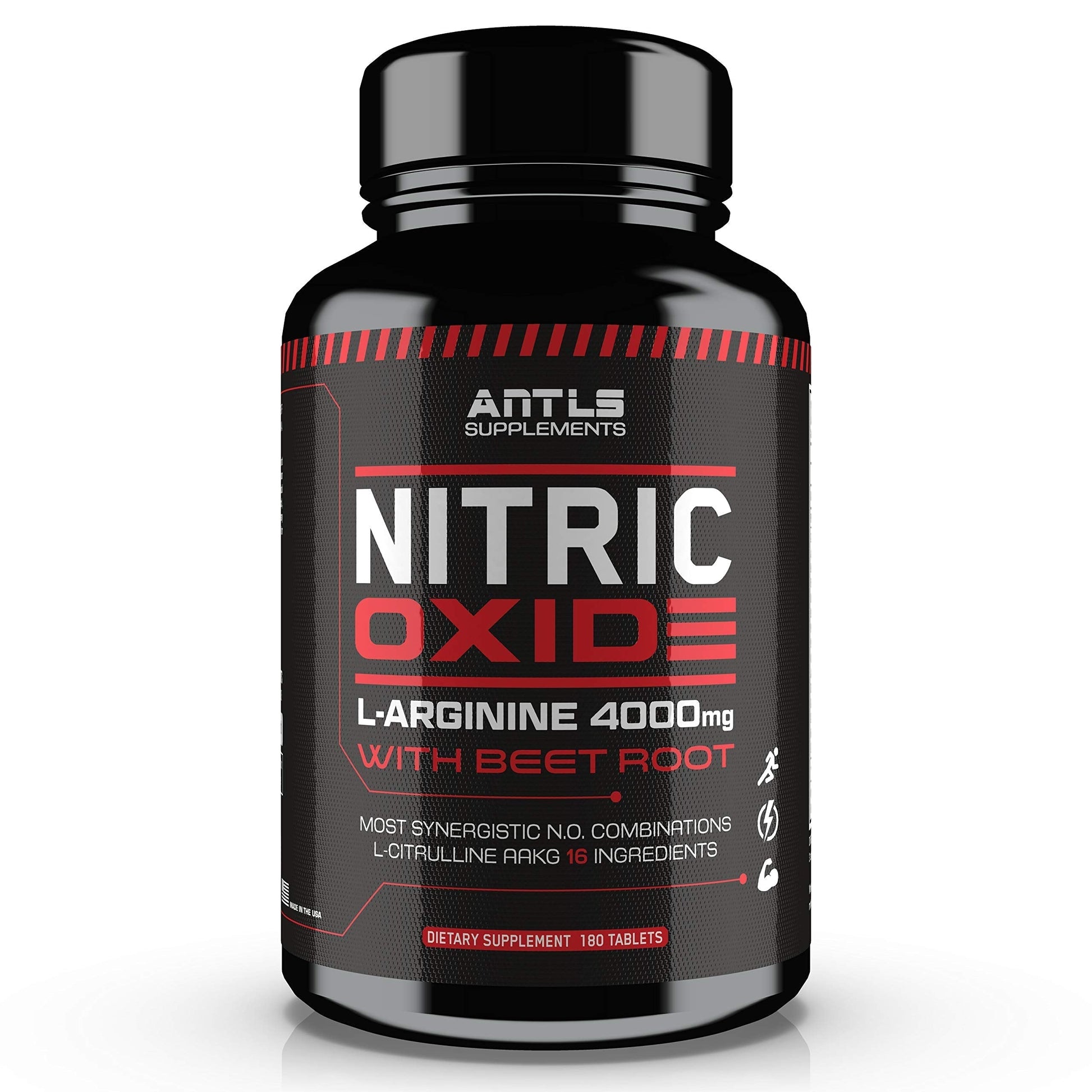 Nitric Oxide Supplement Booster Complex L Arginine 4000mg,L Citrulline, AAKG,Beet Root ANTLS Supplements Au supplements