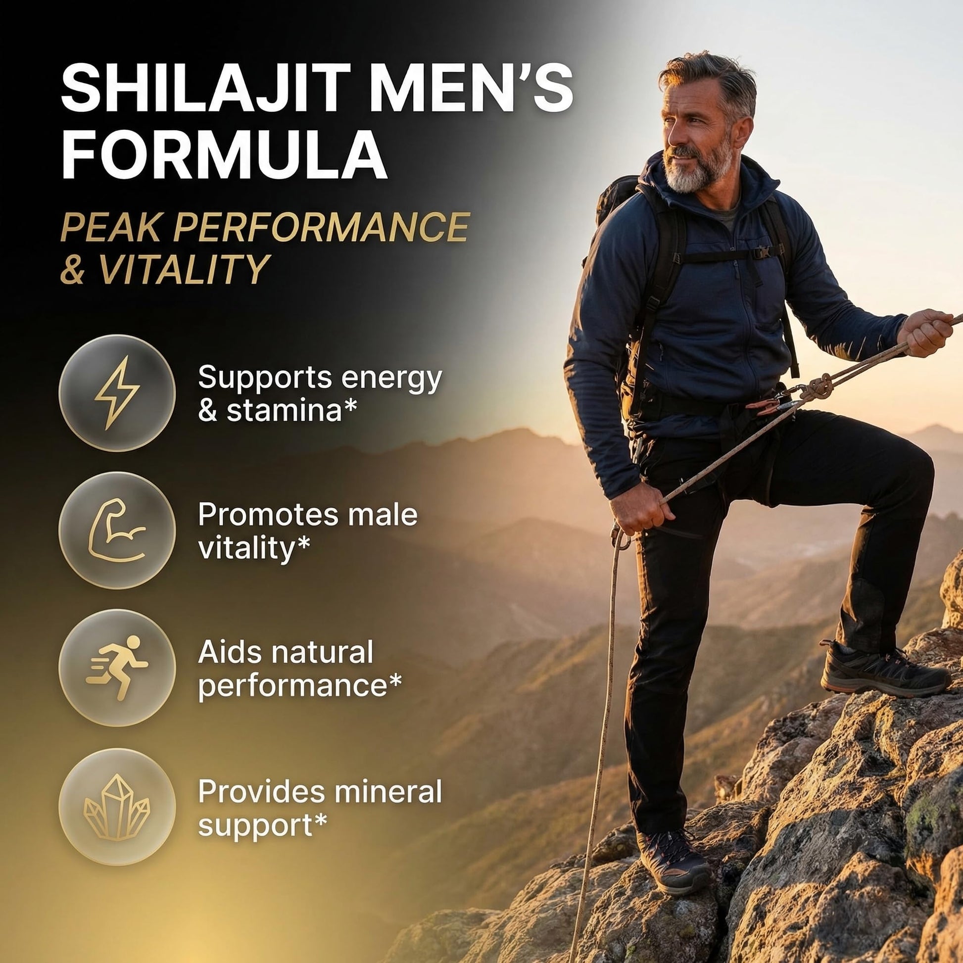 Clean Nutraceuticals Shilajit Supplement for Men with Sea Moss, Tongkat Ali, Ashwagandha, Boron, Zinc, CoQ10, PQQ - Fulvic Acid Capsules - Energy Support - 90 Count - Resin, Gummy & Powder Alternative Clean Nutraceuticals Au supplements