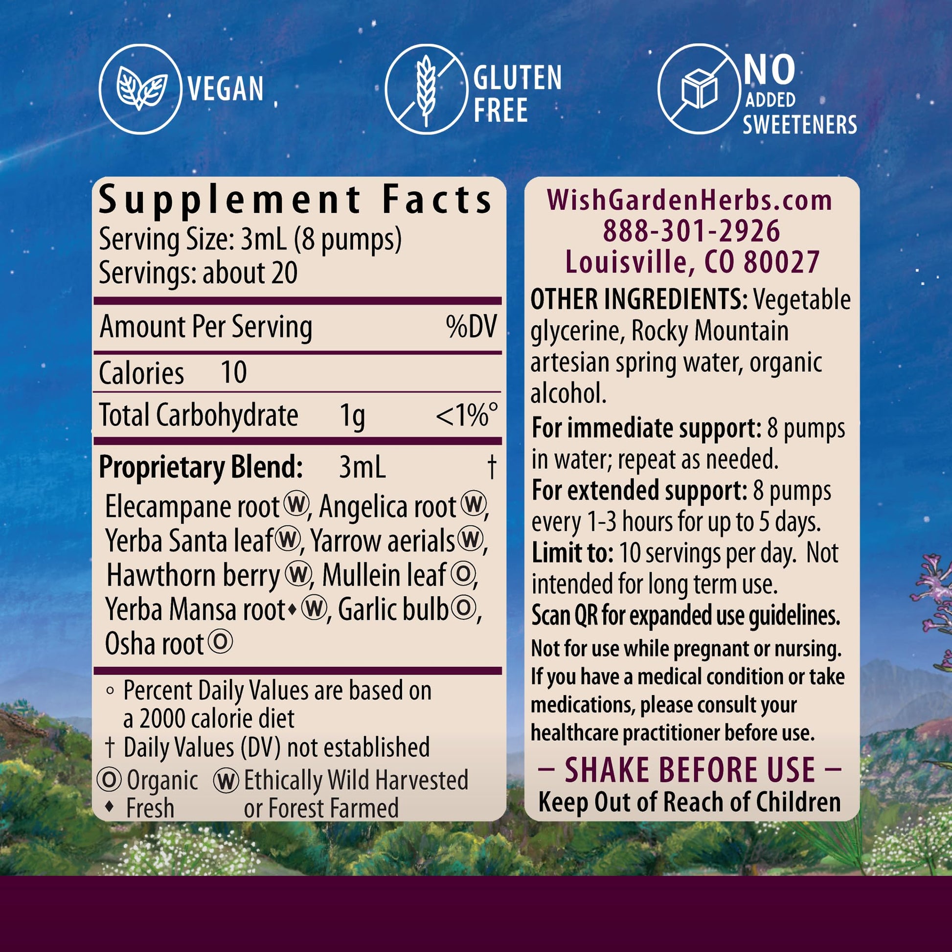 WishGarden Herbs Deep Lung & Bronchial Support - Natural Lung Support Supplement WishGarden Au supplements