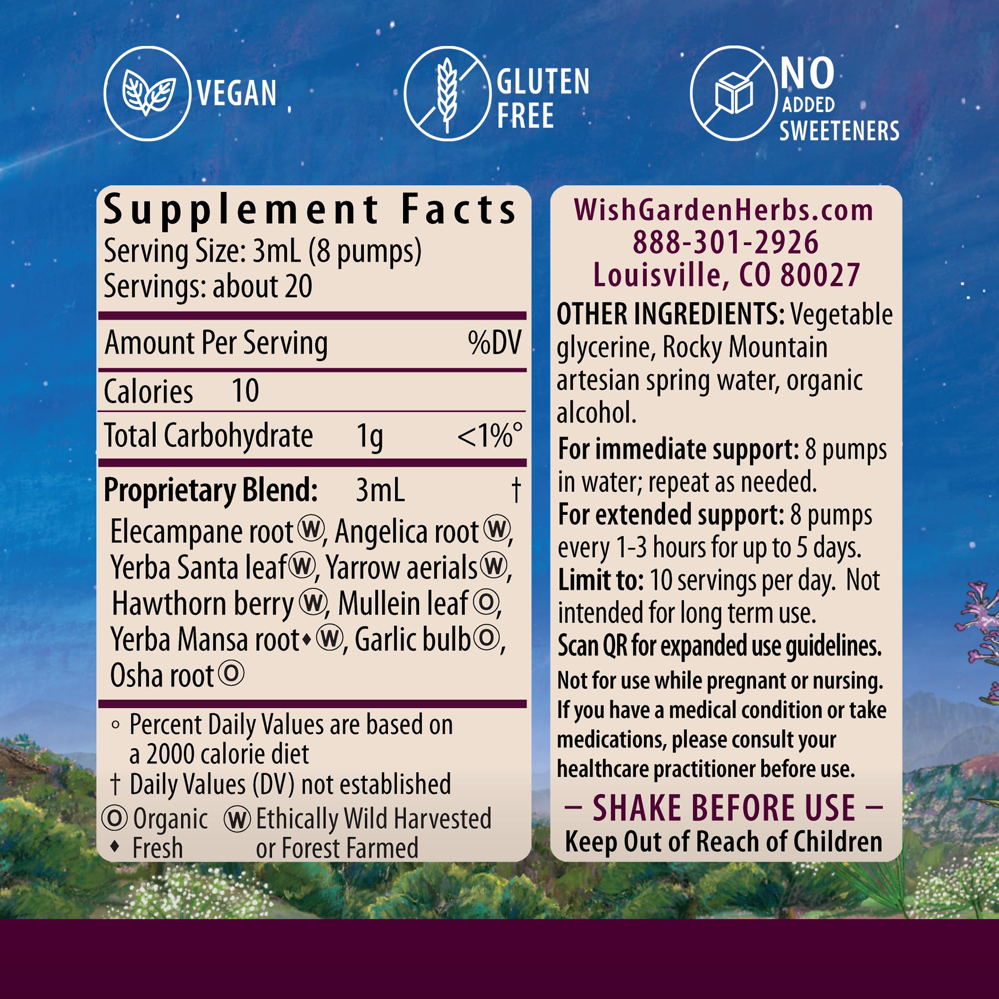 WishGarden Herbs Deep Lung & Bronchial Support - Natural Lung Support Supplement WishGarden Au supplements