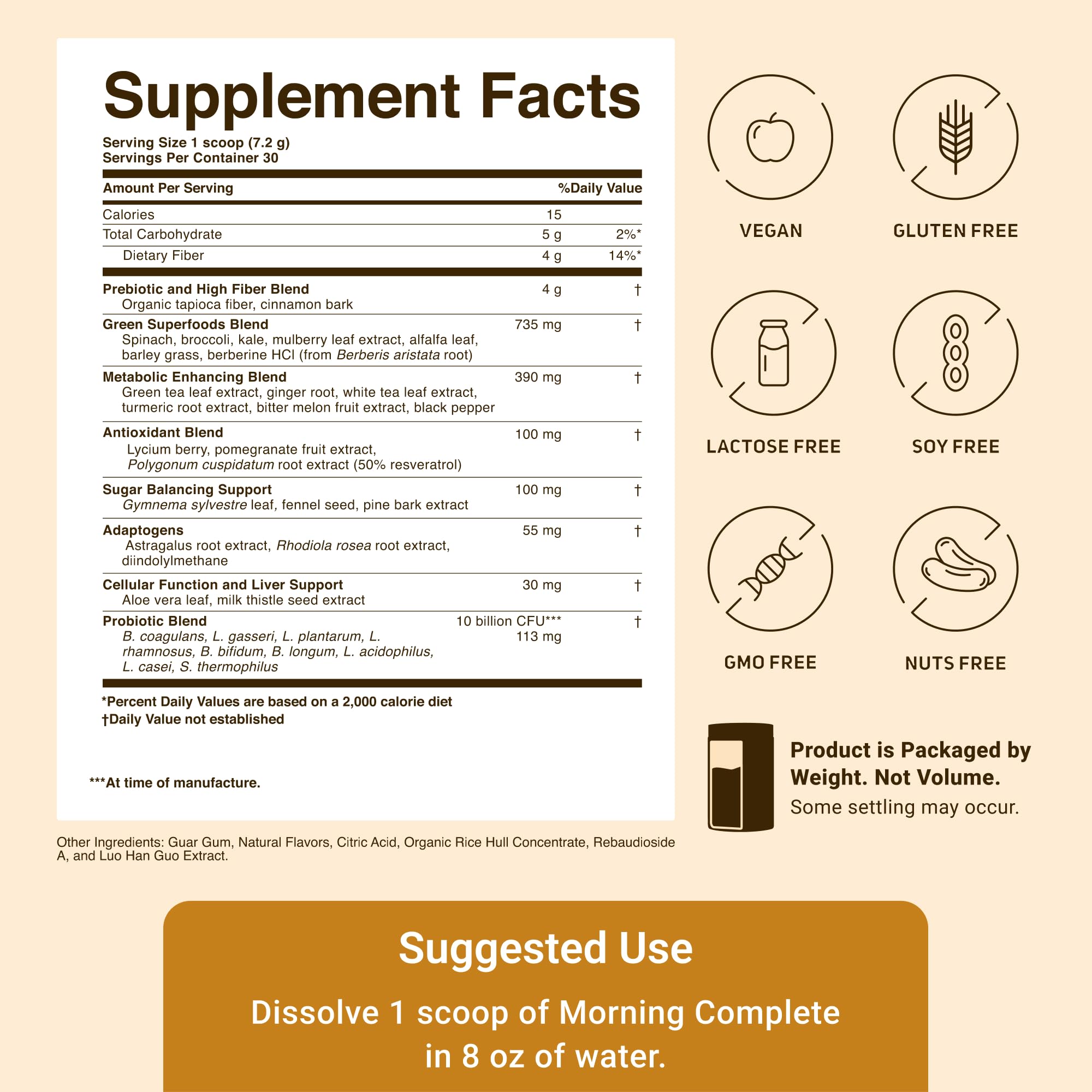 ACTIVATEDYOU Morning Complete Daily Wellness Greens Superfood Drink Mix for Gut Health w/Prebiotics, Probiotics, Antioxidants, Green Superfoods, 10 Billion CFUs, 30 Servings (Citrus) ACTIVATEDYOU Au supplements