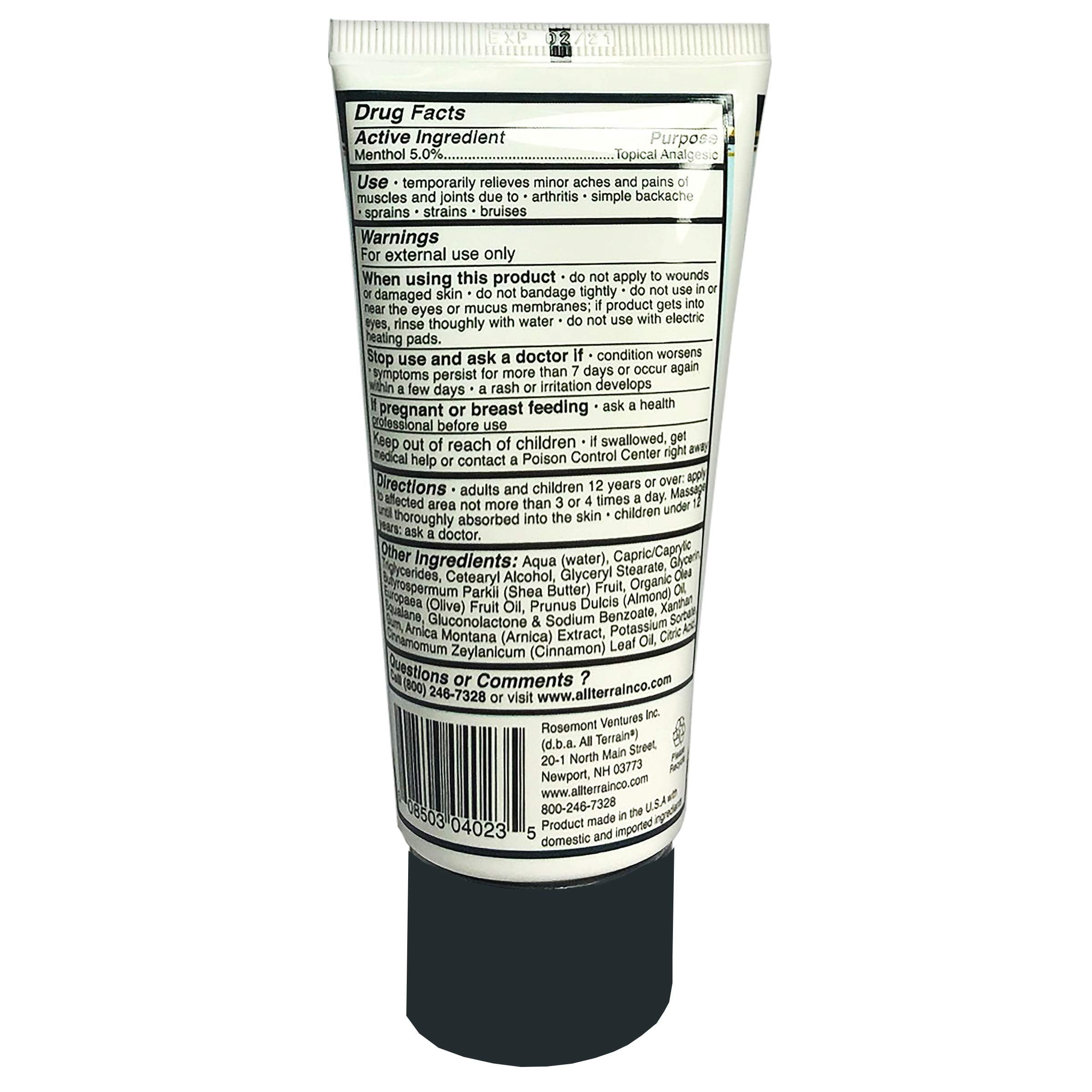 All Terrain Recovery Rub Soothing Massage Cream 3oz, Natural Relief for Muscle Aches and Pains All Terrain Au supplements