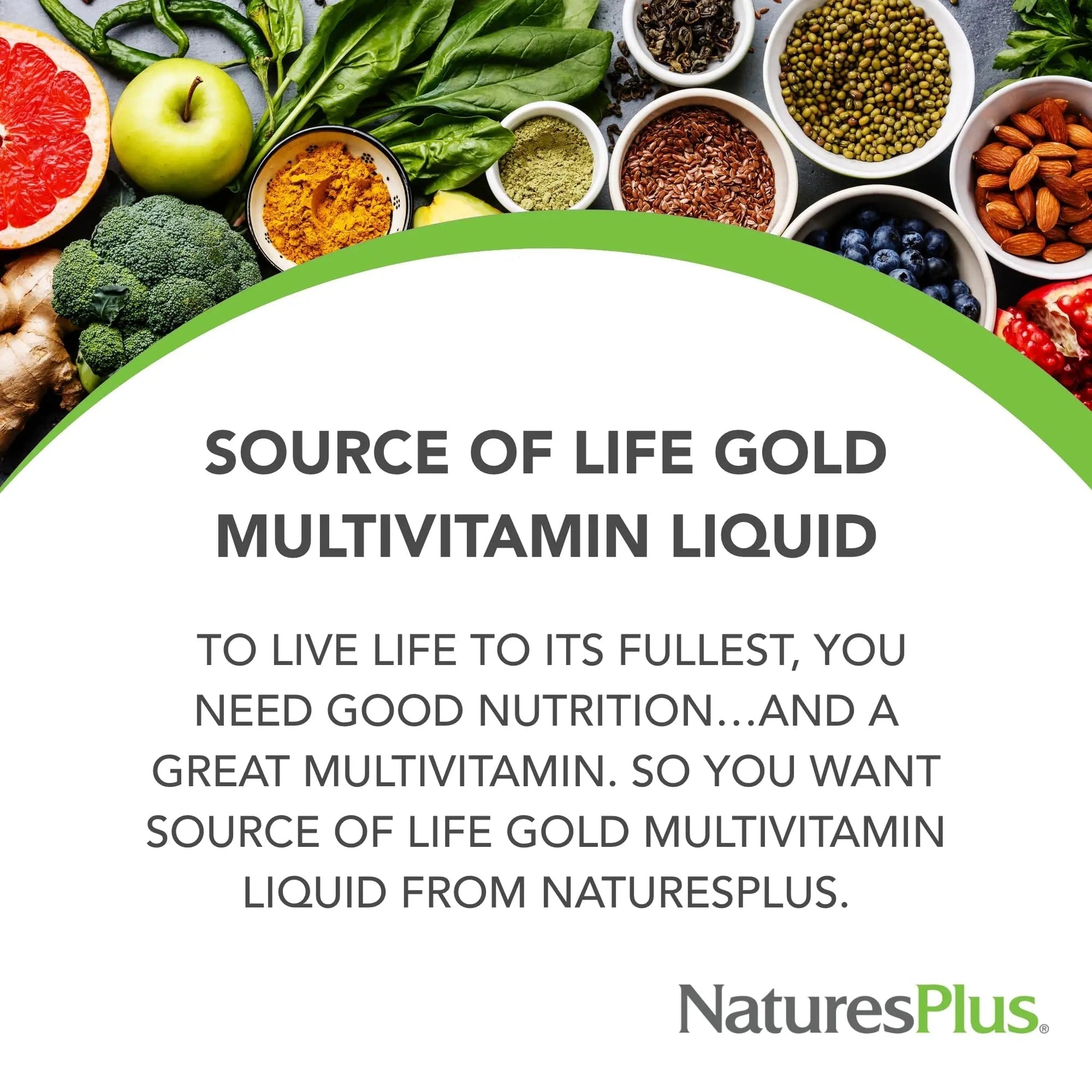 NaturesPlus Source of Life Gold Multivitamin Liquid 30 oz Supports Energy Production, Healthy Immune System & Well-Being Includes Vitamins D3, B12, K2 NaturesPlus Au supplements