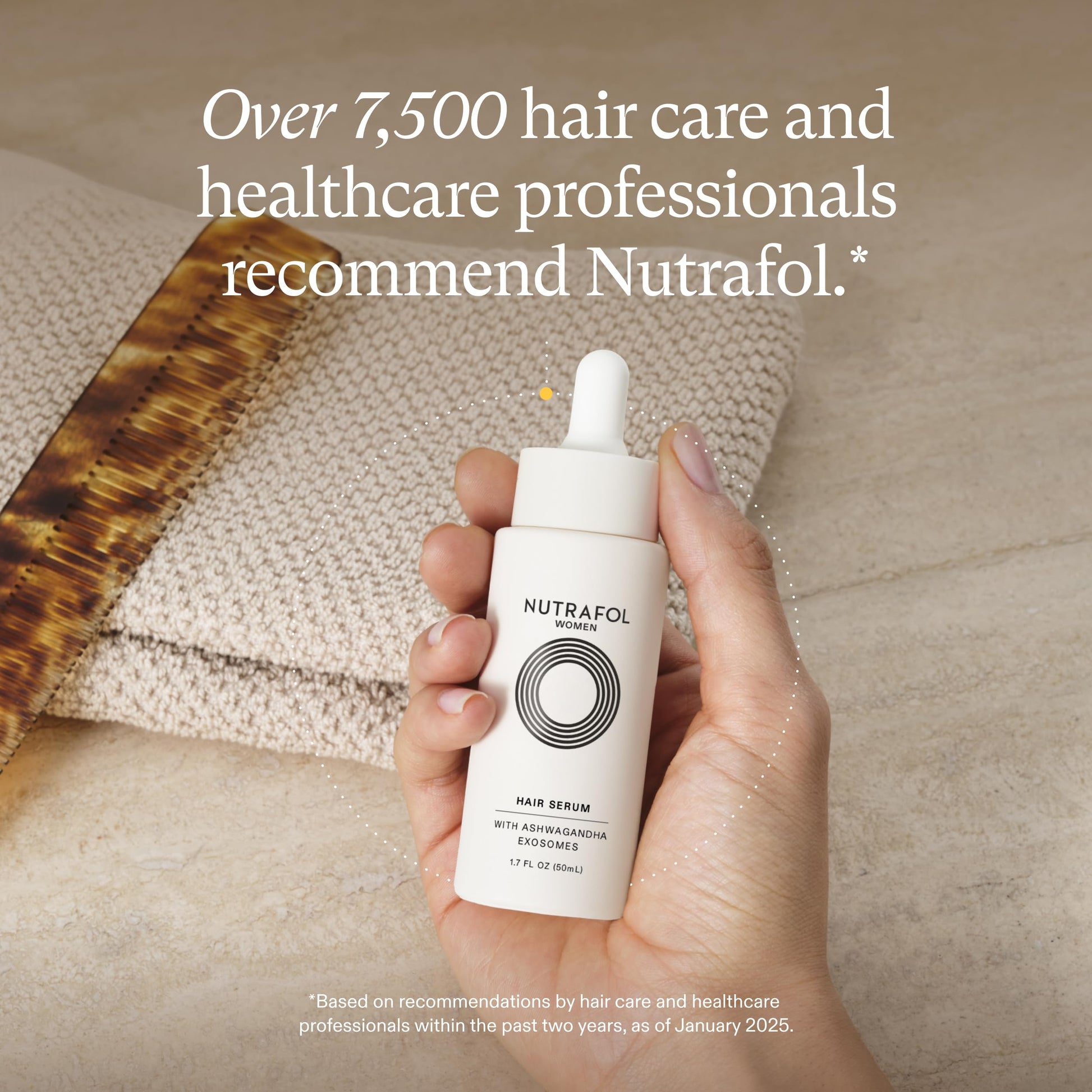 Nutrafol Women's Hair Serum, Supports Visibly Thicker and Stronger Hair, Vegan, Lightweight and Fast-Absorbing - 1.7 Fl Oz, 1 Bottle Nutrafol Au supplements