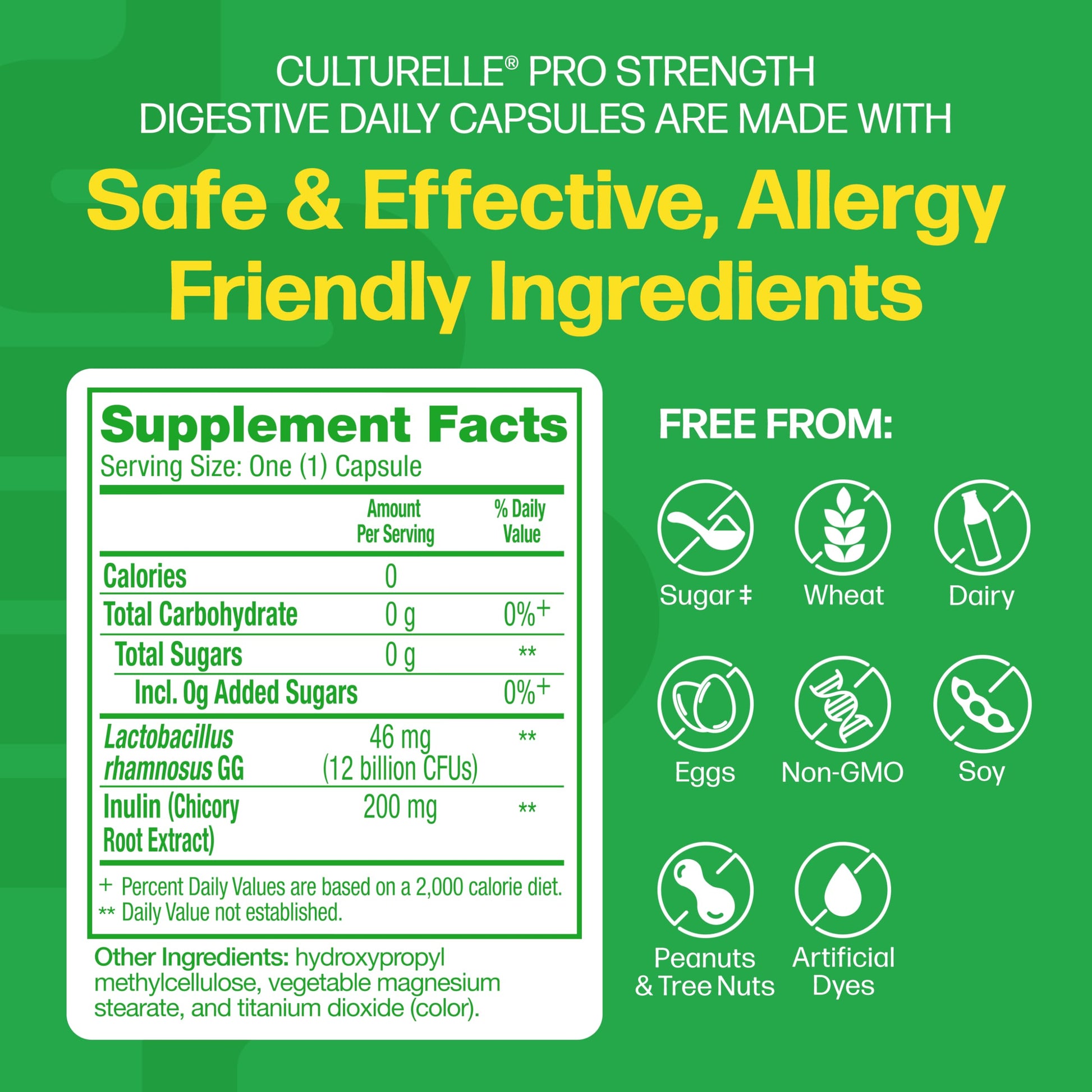 Culturelle Pro Strength Daily Probiotics For Digestive Health (2 Month Supply) with Prebiotics for Women & Men, Supports Occasional Diarrhea, Gas & Bloating, Gluten & Soy Free, 60 Count Culturelle Au supplements
