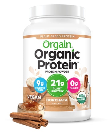 Orgain Organic Vegan Protein Powder, Horchata - 21g of Plant Based Protein, Low Net Orgain Au supplements
