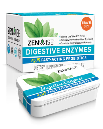Zenwise Digestive Enzymes - Probiotic Multi Enzymes with Probiotics, 15 Ct Zenwise Health Au supplements