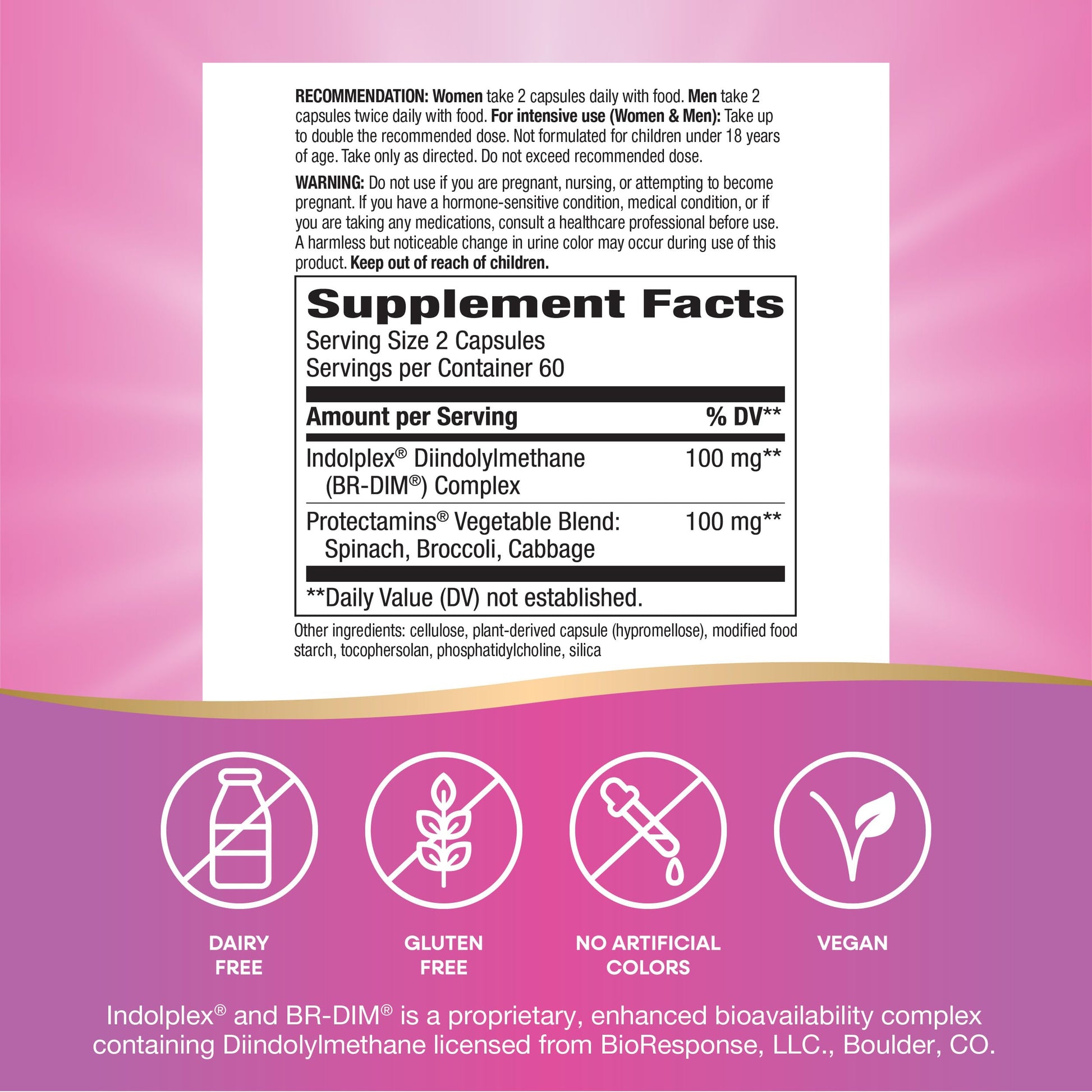 Nature's Way DIM-Plus, DIM Supplement, Supports Balanced Estrogen Metabolism*, Supports Estrogen Hormone Balance*, Diindolylmethane, 120 Vegan Capsules Nature's Way Au supplements