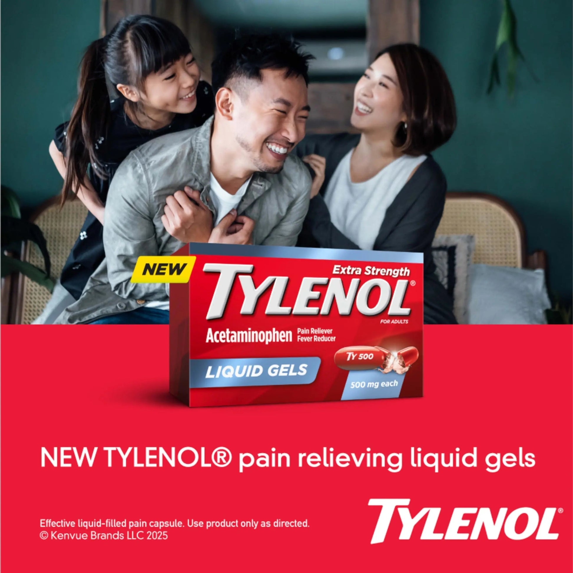 Tylenol Extra Strength Liquid Gels, Fast, Strong Pain Relief, Fever Reducer for Adults with 500 mg Acetaminophen, Fast-Acting Liquid Gel Capsules for Headaches & Minor Pain Relief, 40 Count Tylenol Au supplements