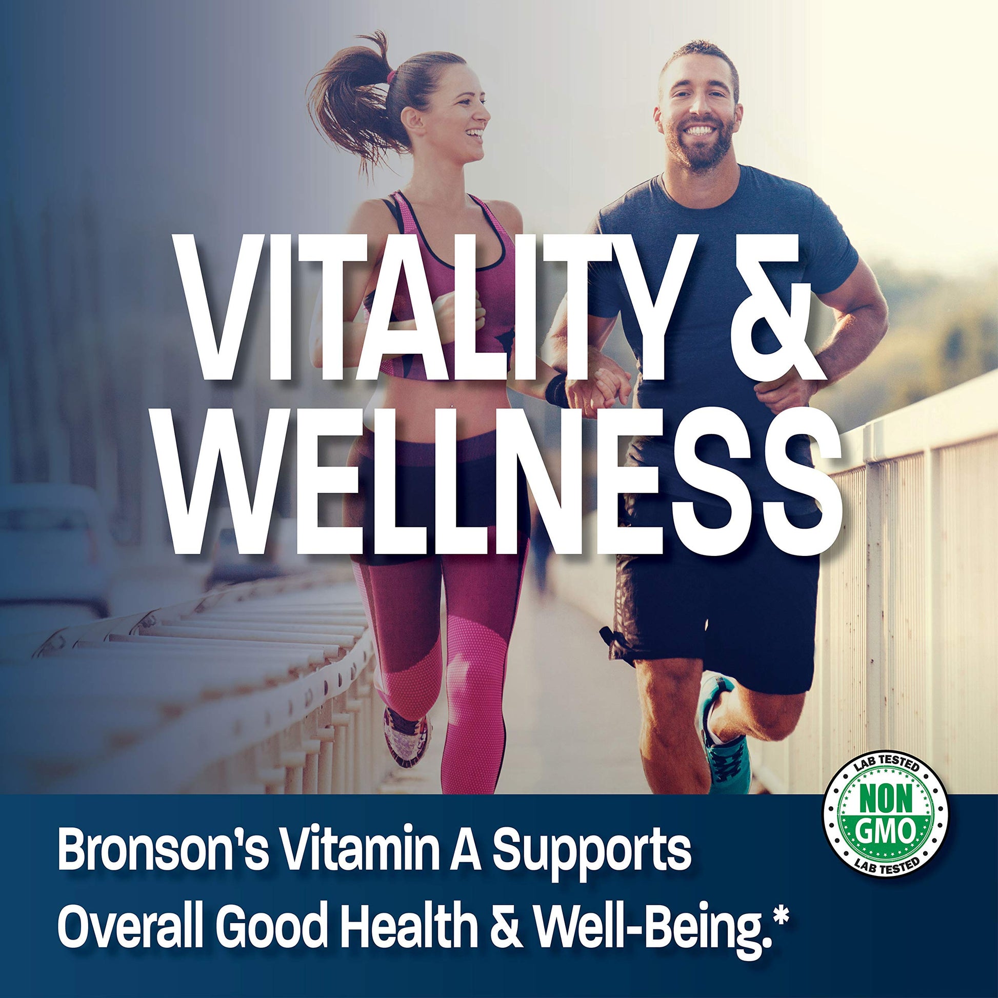 Bronson Vitamin A 10,000 IU Premium Non-GMO Formula Supports Healthy Vision Bronson Au supplements