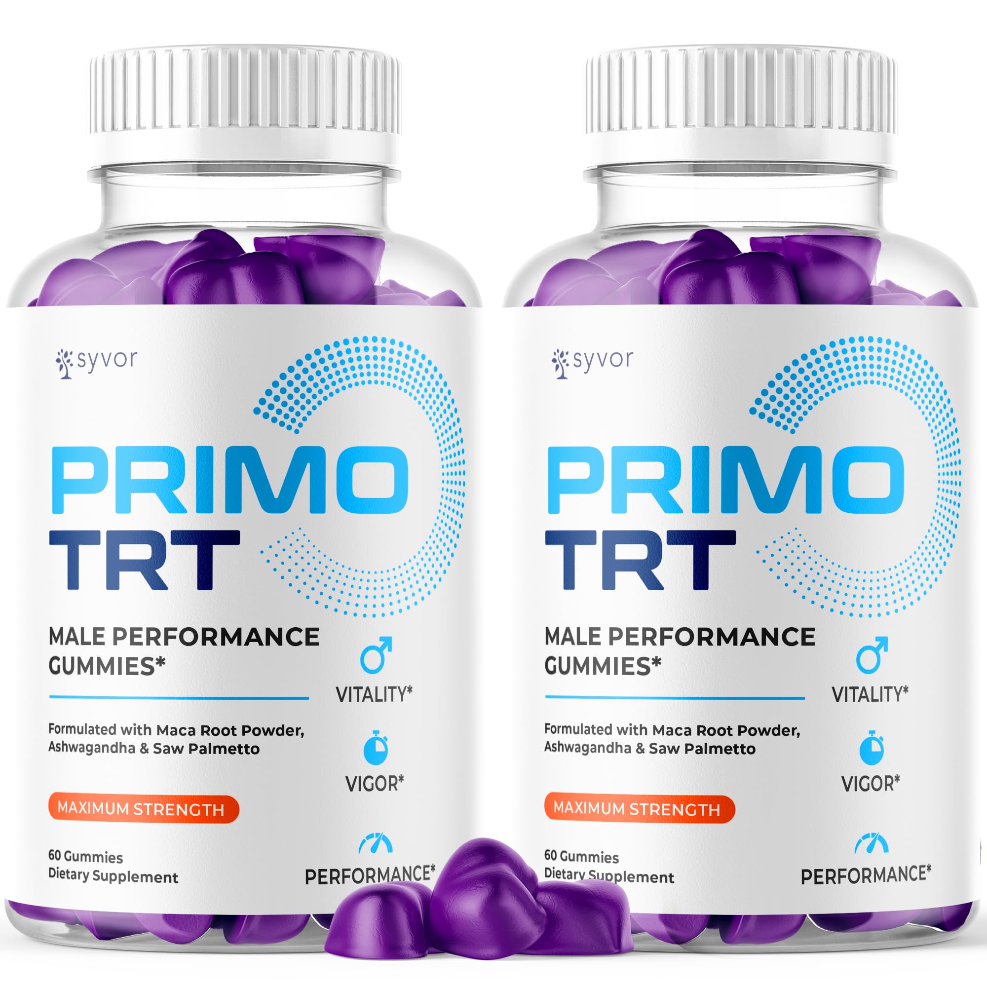 (2 Pack) Primo TRT Gummies for Men, Official Primo TRT Male Performance Gummys with Maximum Strength Ingredients, Advanced PrimoTRT Male Health Support Supplement with Premium Vitamins (120 Gummies) S.O Labs Au supplements