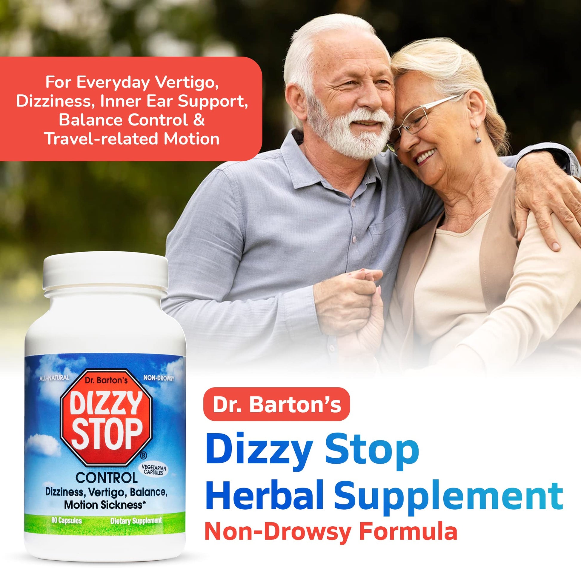 Dizzy Stop Dr. Barton’s All-Natural Vertigo Comfort, Inner Ear Balance Supp Dizzy Stop Au supplements