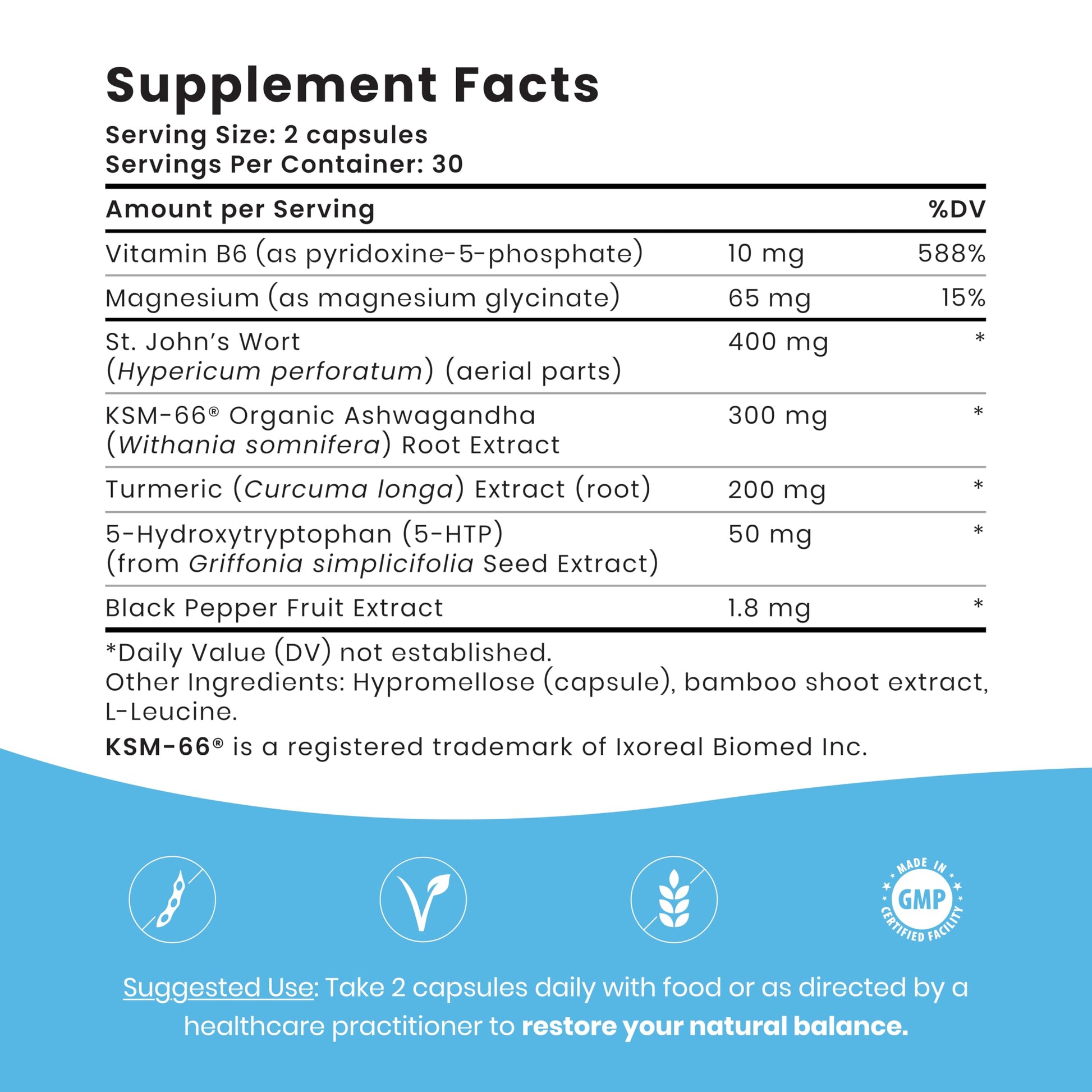 Ultisana UltiChill Stress Relief Supplement, Non-Drowsy | for Enhanced Mood, Immune Booster & Sleep Support | Magnesium Glycinate, Vitamin B6, KSM-66 Ashwagandha, Turmeric & 5-HTP | Non-GMO, 60 Count Ultisana Au supplements