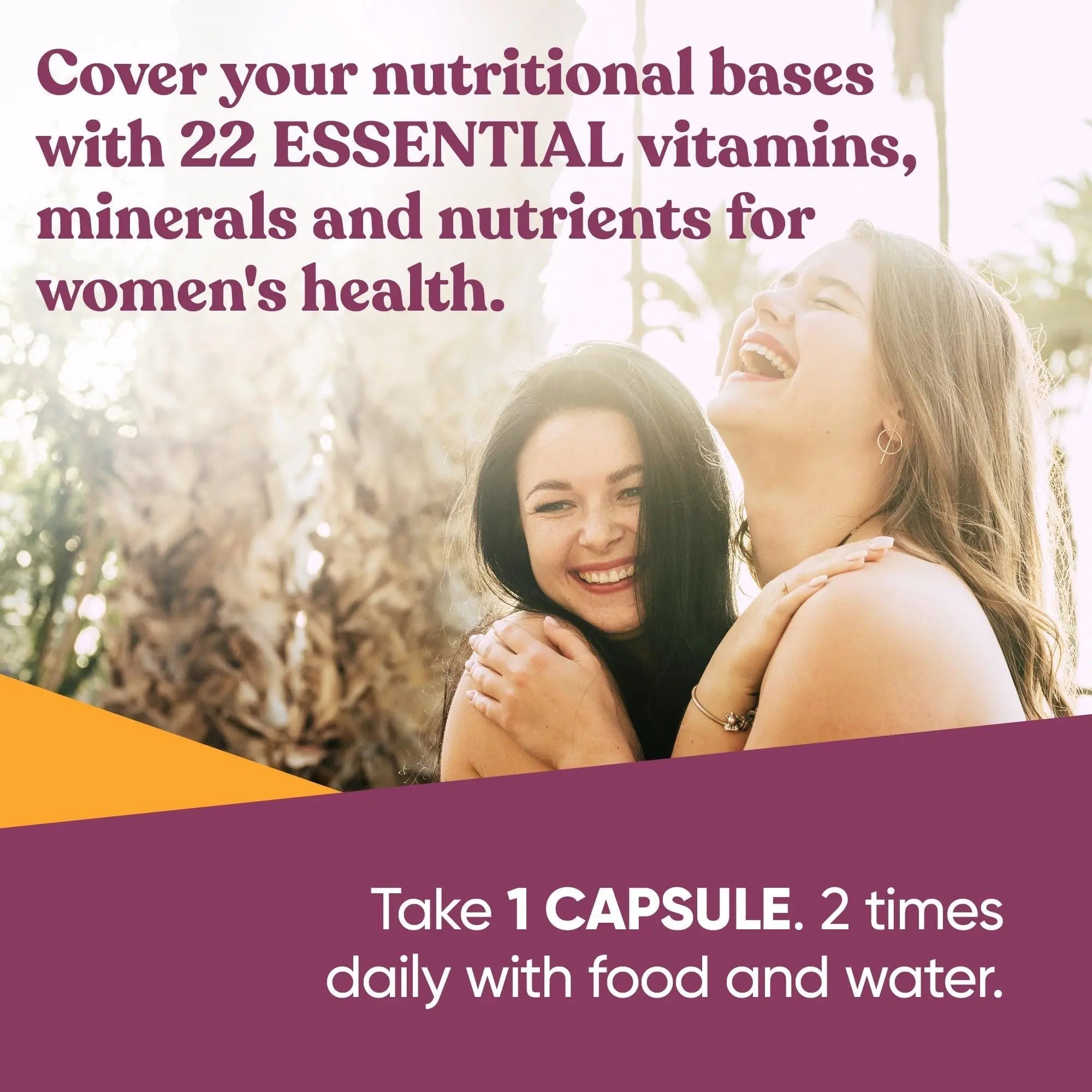 Next Gen Multivitamin for Women – 22 Optimized Vitamins for Immunity, Beauty, Brain, Energy, Bones and Heart – Vitamin C, D, E, K, Iron, B6 and DHA Eu Natural Au supplements