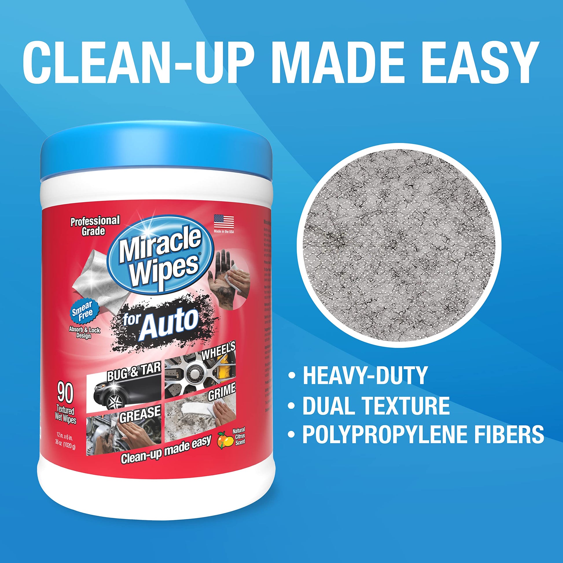 MiracleWipes for Automotive, All Purpose Cleaning Wipes for Hands, Auto Interior, Exterior MiracleWipes Au supplements